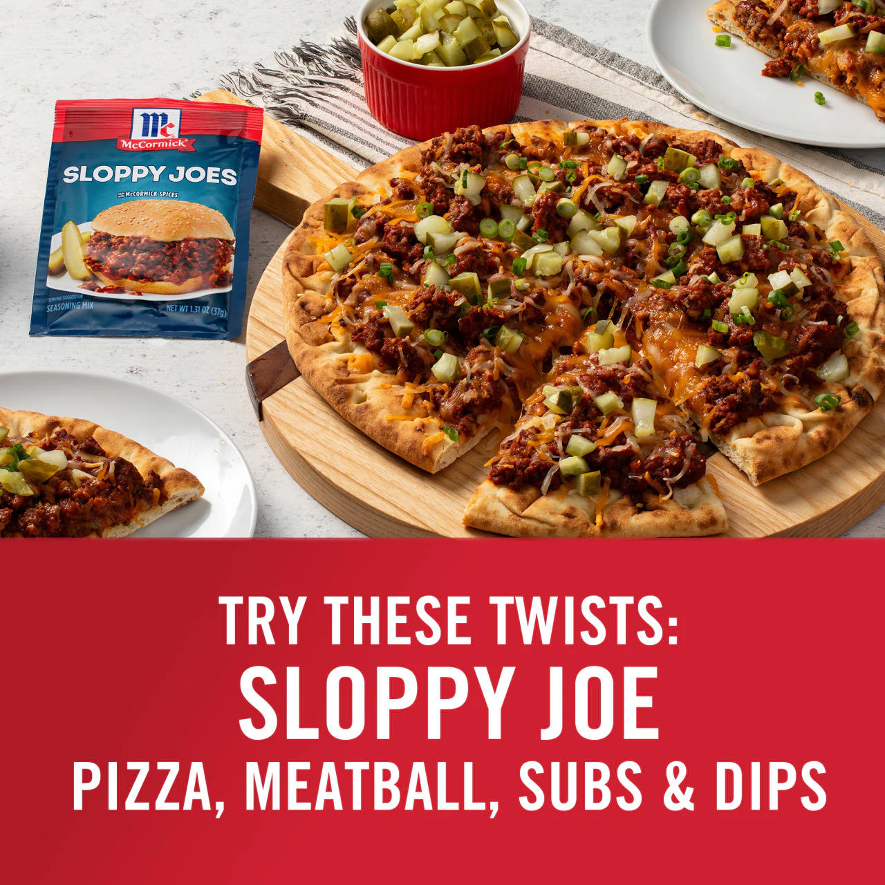 McCormick® Sloppy Joes Seasoning Mix, 1.31 oz (6-Pack) - Image 15