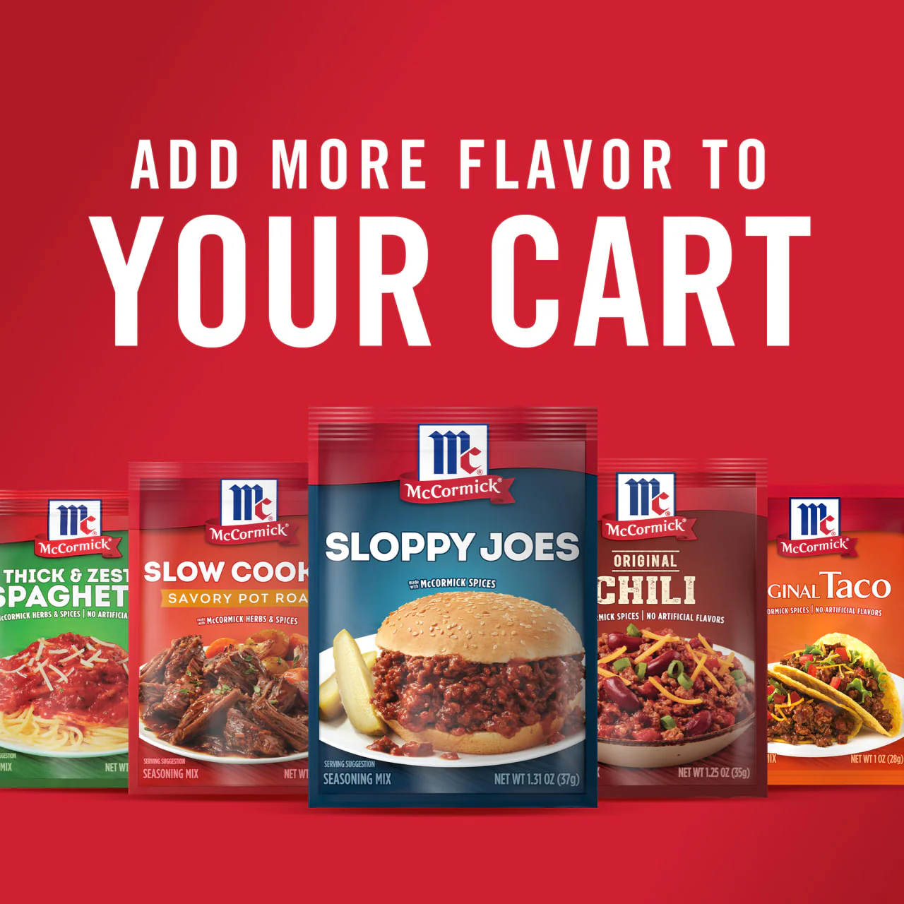 McCormick® Sloppy Joes Seasoning Mix, 1.31 oz (6-Pack) - Image 19