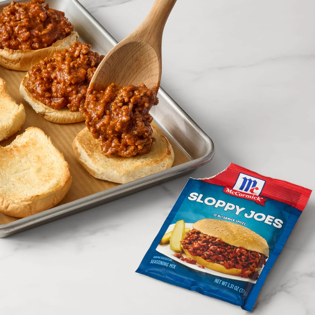 McCormick® Sloppy Joes Seasoning Mix, 1.31 oz (6-Pack) - Image 5
