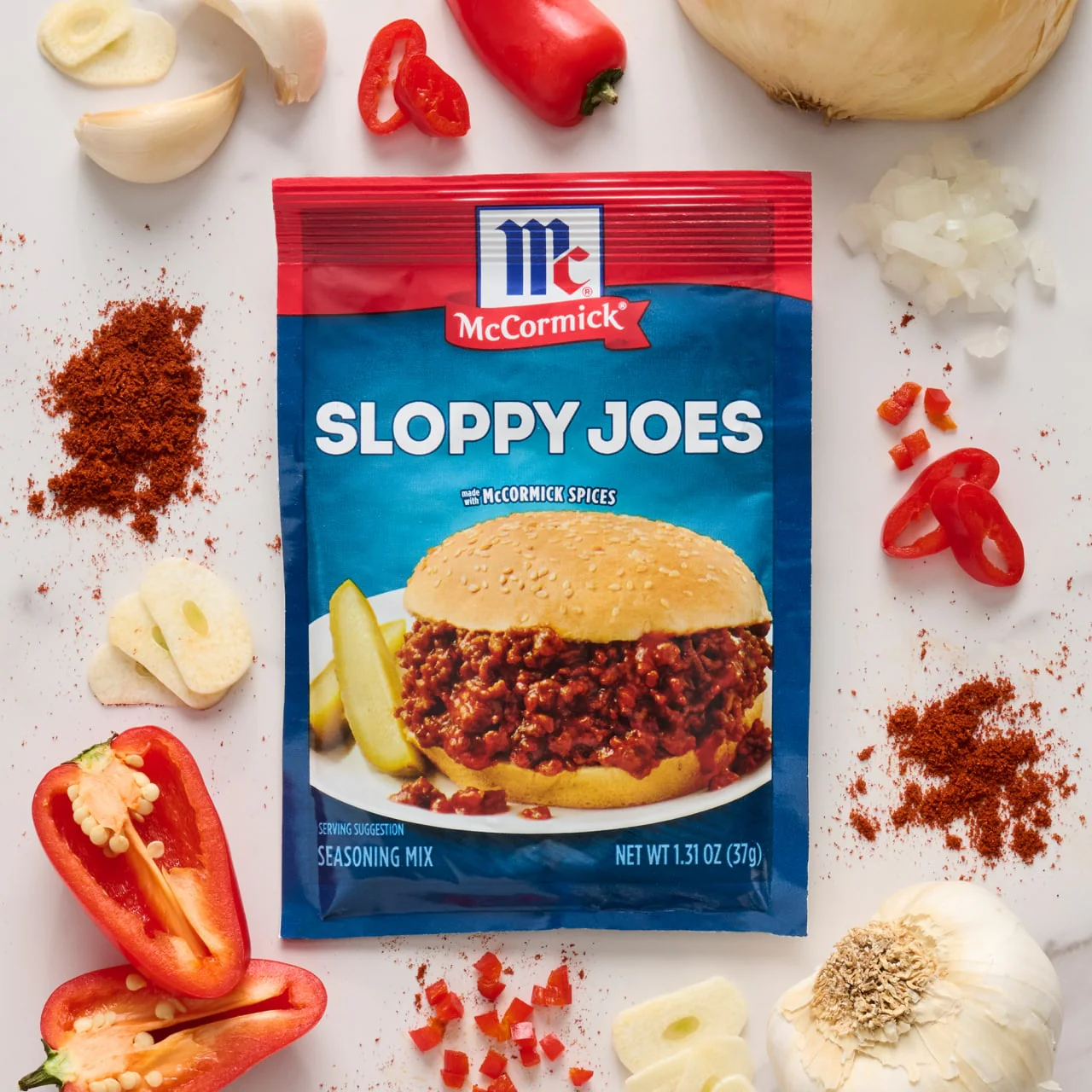 McCormick® Sloppy Joes Seasoning Mix, 1.31 oz (6-Pack) - Image 7