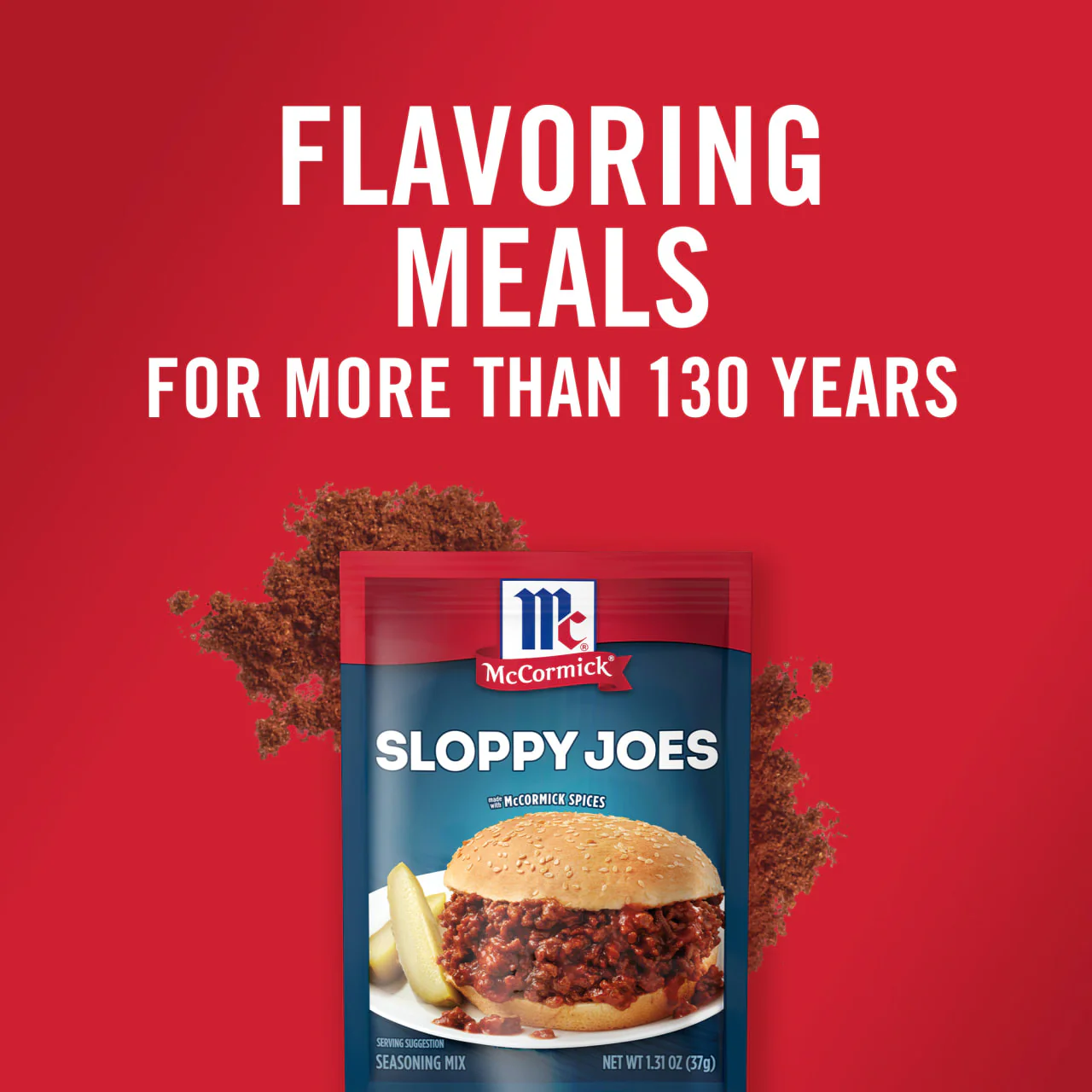McCormick® Sloppy Joes Seasoning Mix, 1.31 oz (6-Pack) - Image 8