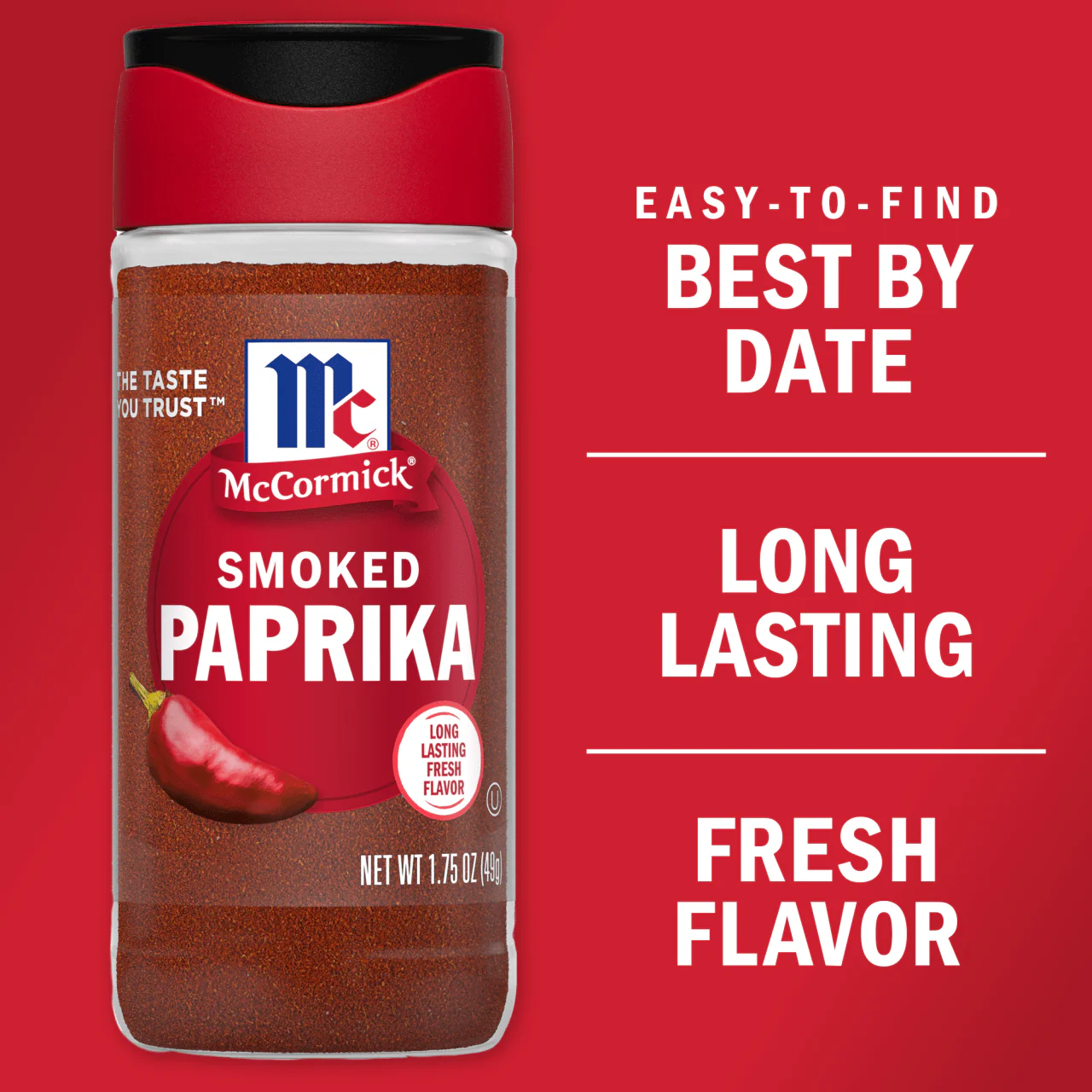 McCormick® Smoked Paprika, 1.75 oz - Image 8