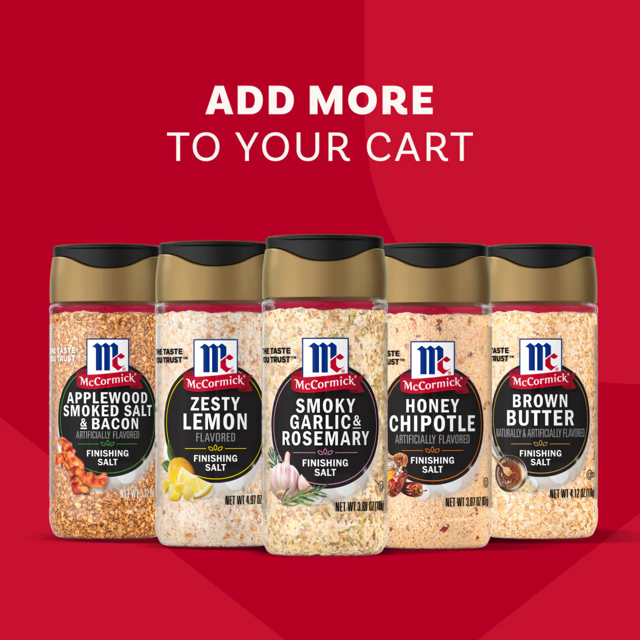 McCormick® Smoky Garlic and Rosemary Finishing Salt, 3.88 oz - Image 12