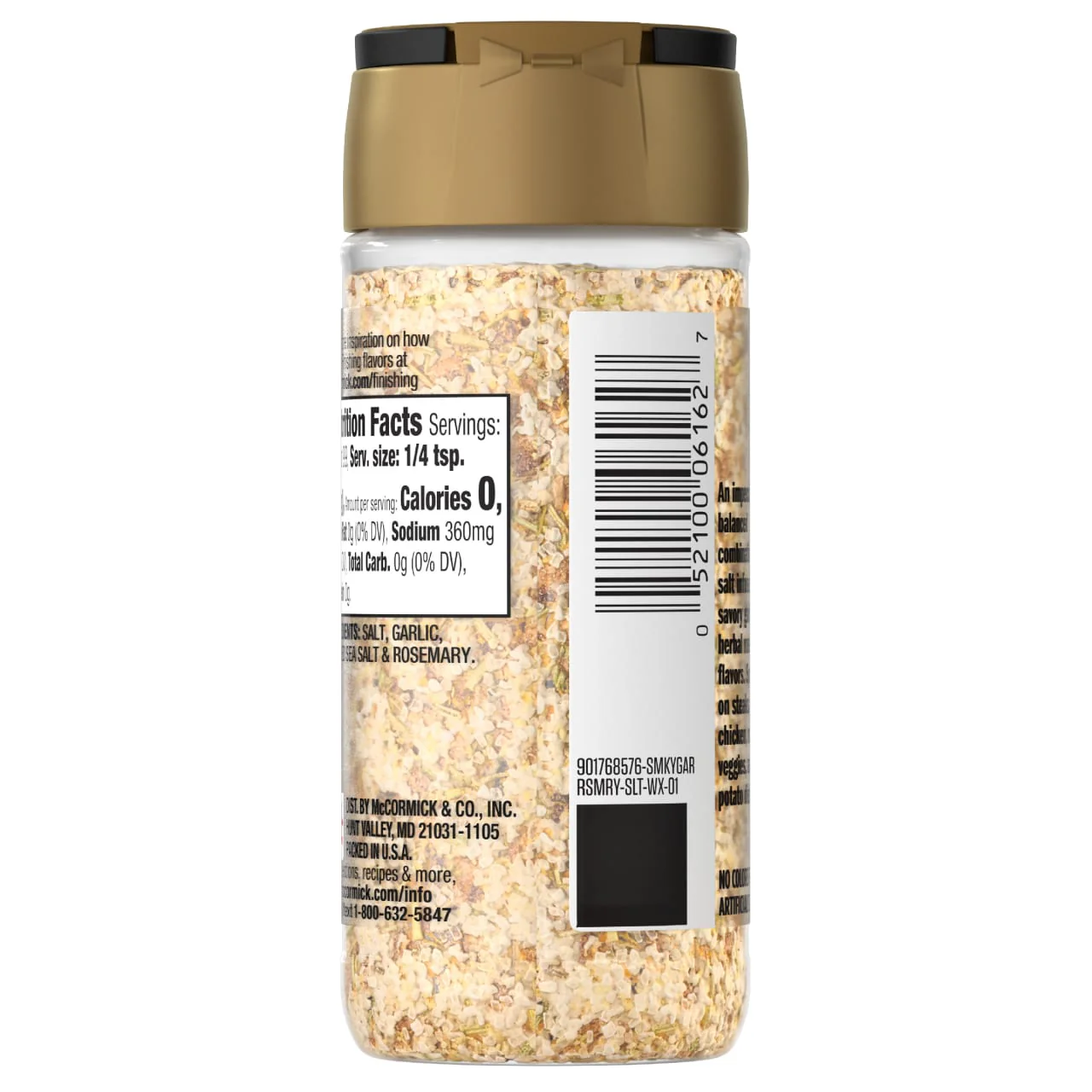 McCormick® Smoky Garlic and Rosemary Finishing Salt, 3.88 oz - Image 19