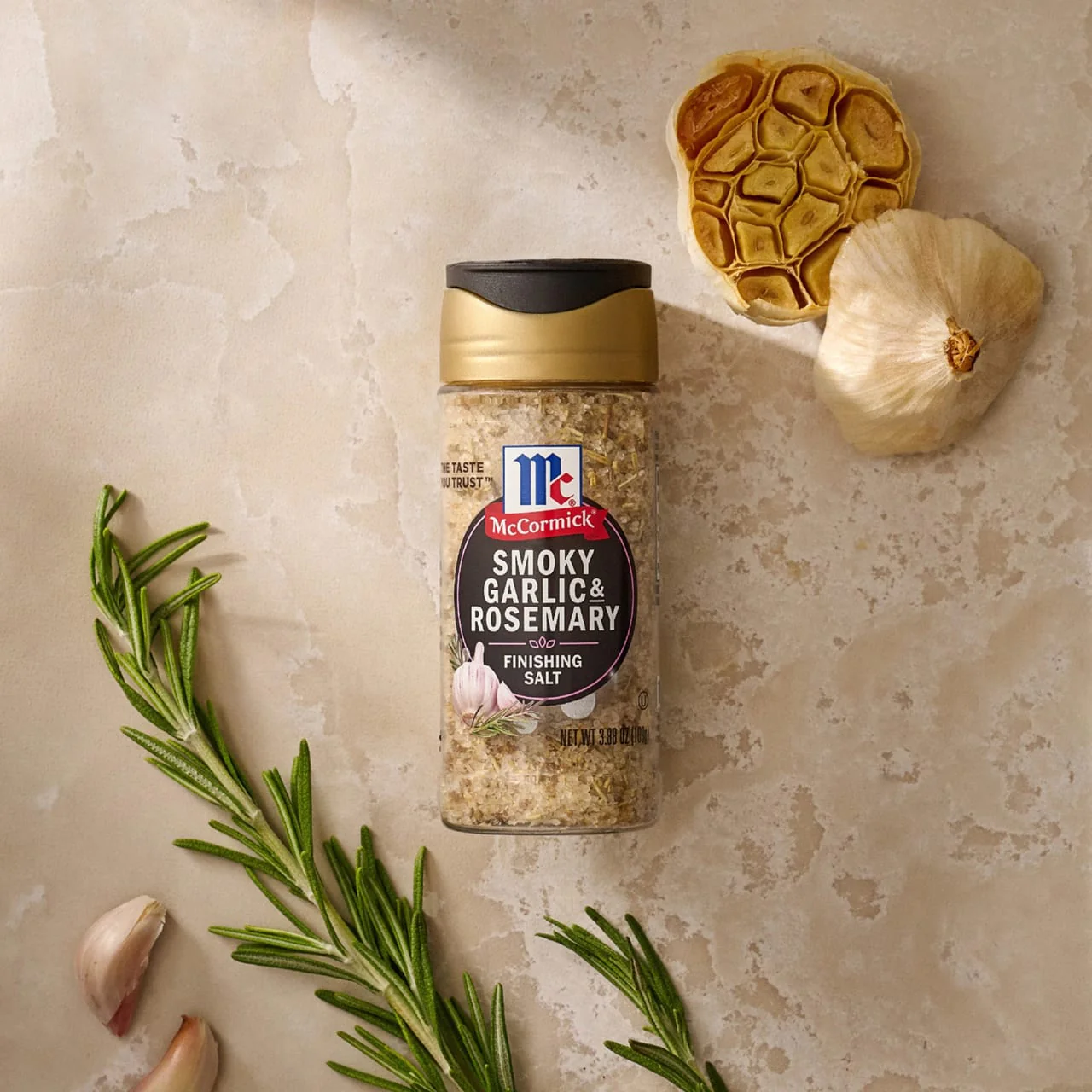 McCormick® Smoky Garlic and Rosemary Finishing Salt, 3.88 oz - Image 7