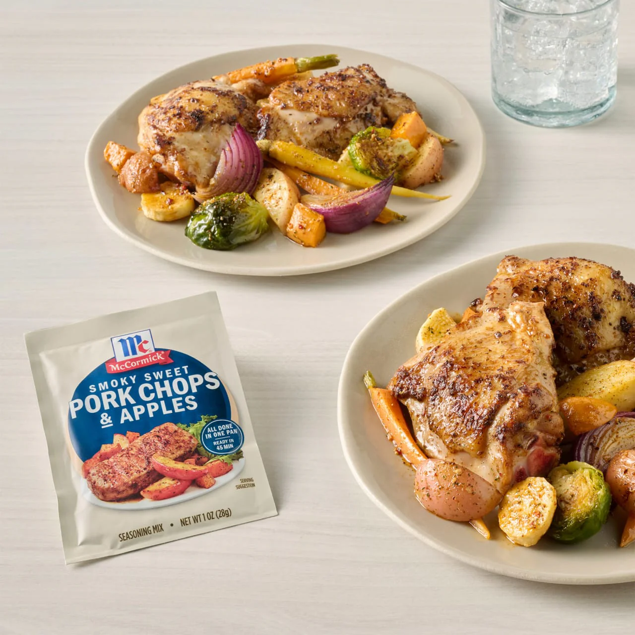 McCormick® Smoky Sweet Pork Chops & Apples Seasoning Mix, 1.0 oz - Image 15