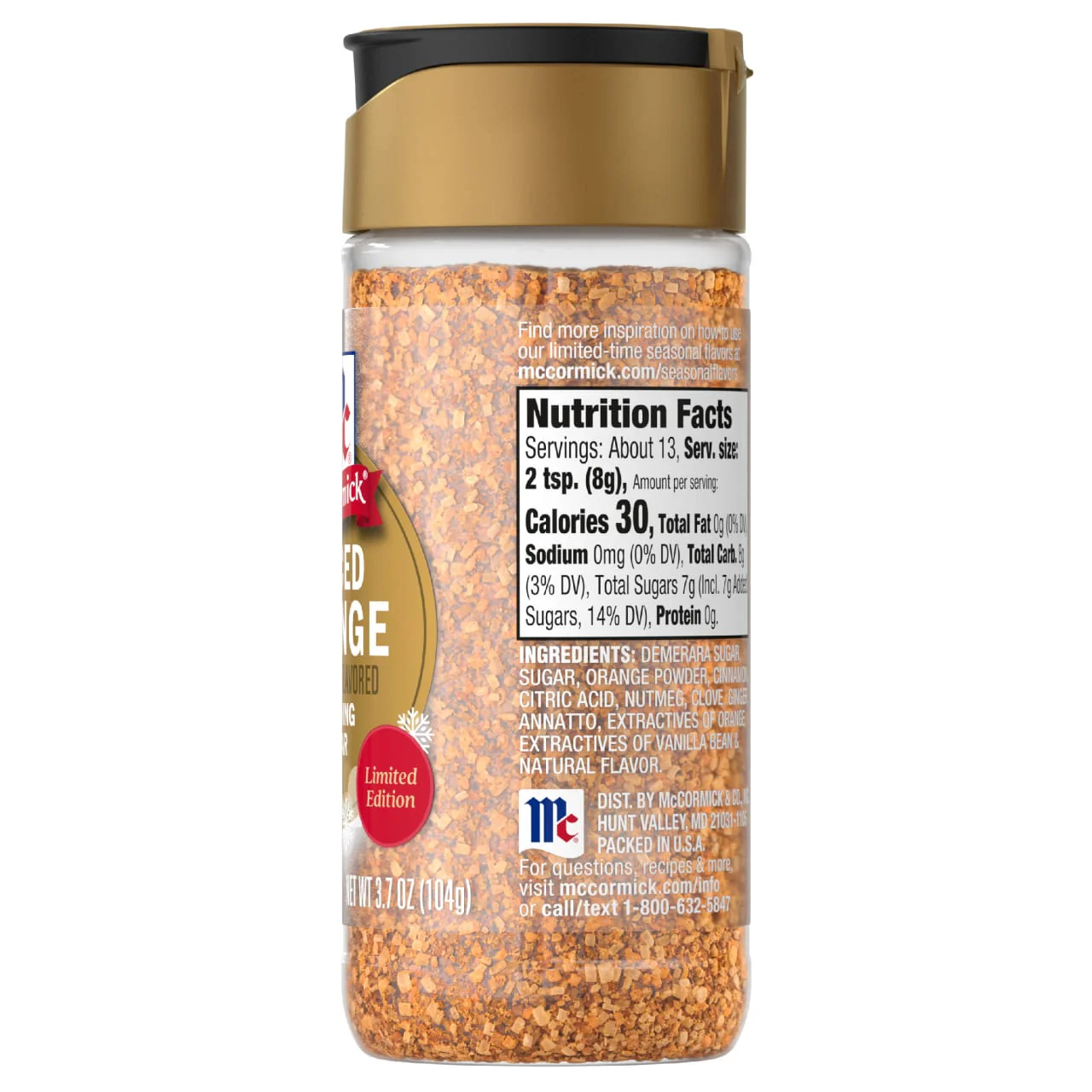 McCormick® Spiced Orange Finishing Sugar, 3.7 oz - Image 20