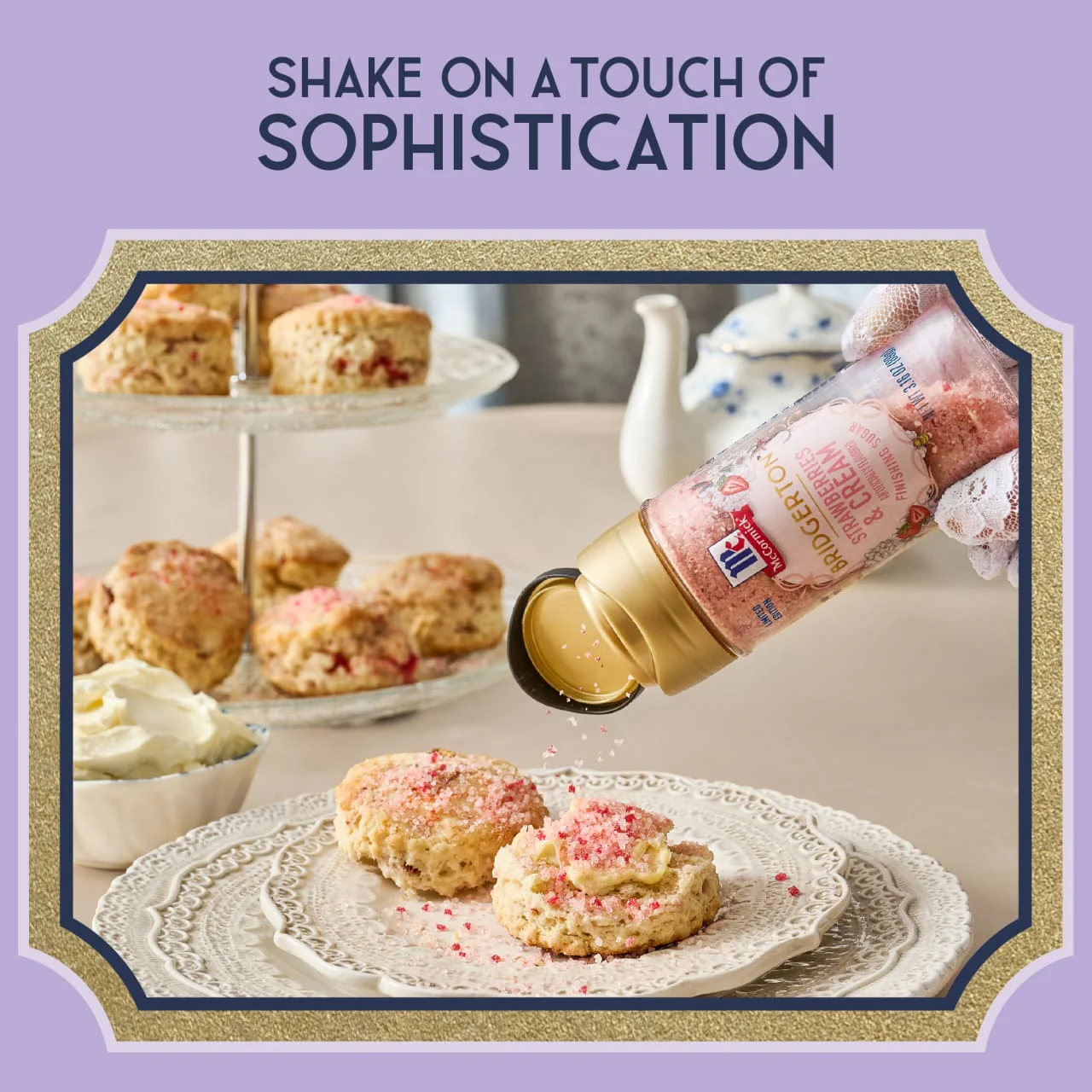 McCormick® Strawberries & Cream Finishing Sugar, 3.16 oz - Image 13