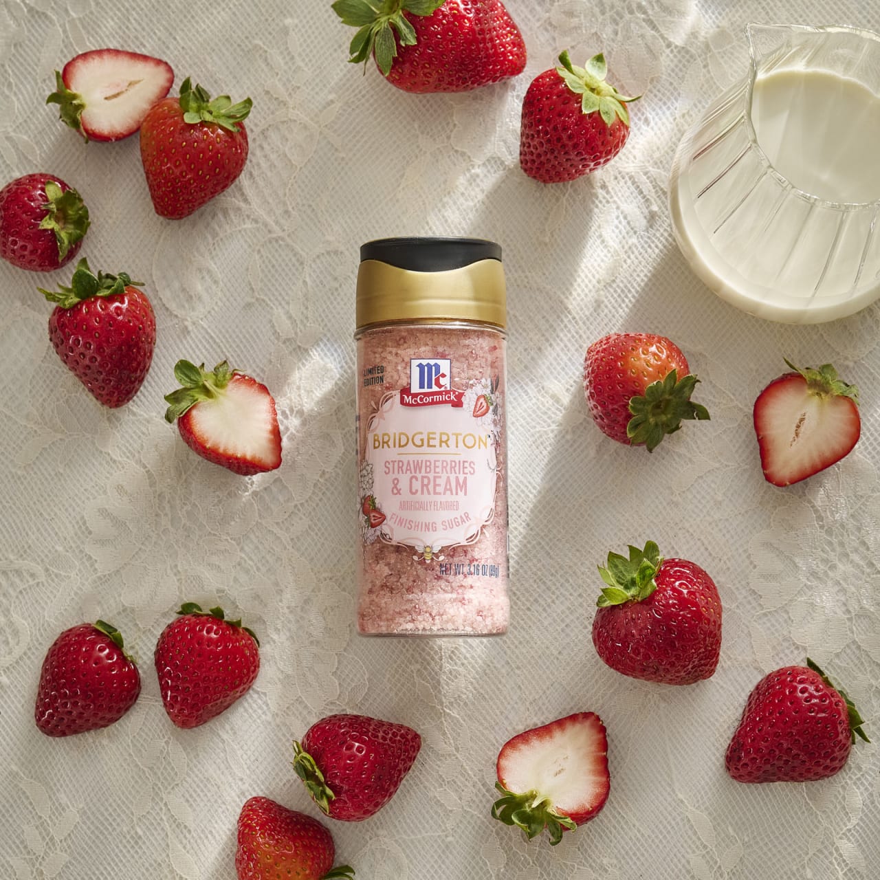 McCormick® Strawberries & Cream Finishing Sugar, 3.16 oz - Image 7
