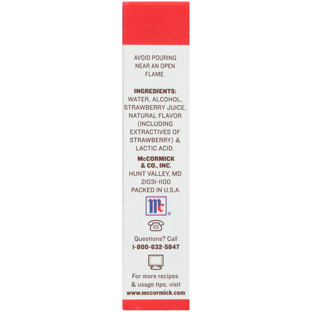 McCormick® Strawberry Extract With Other Natural Flavors, 1 fl oz - Image 10