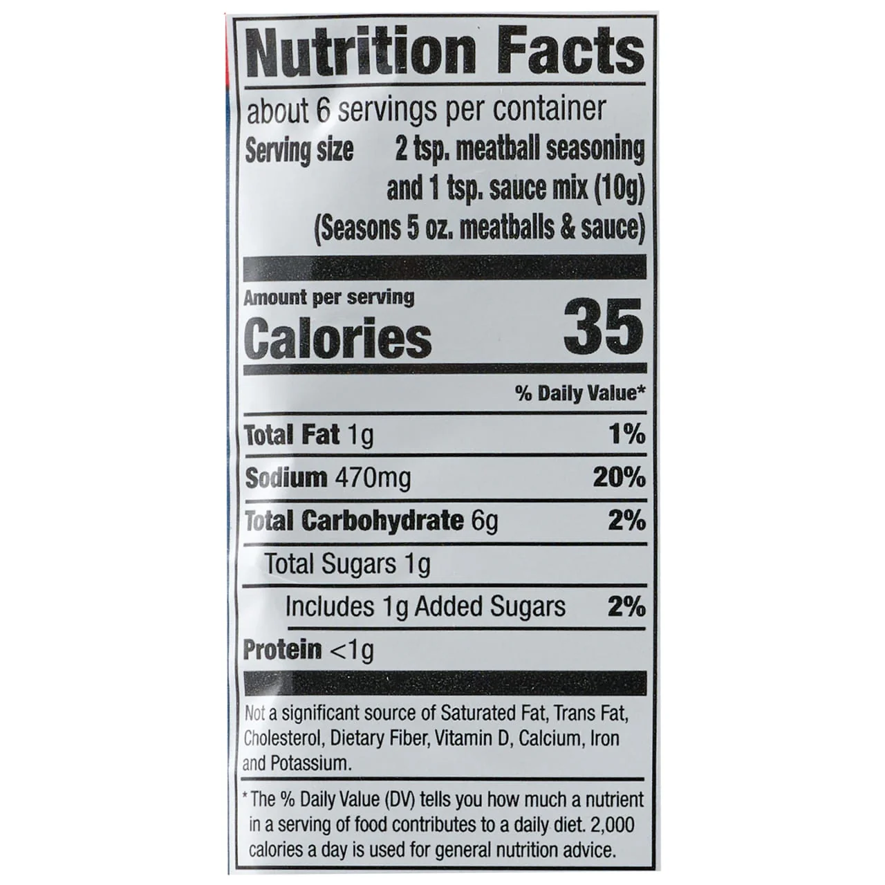 McCormick® Swedish Meatballs Seasoning & Sauce Mixes, 2.11 oz (6-Pack) - Image 14
