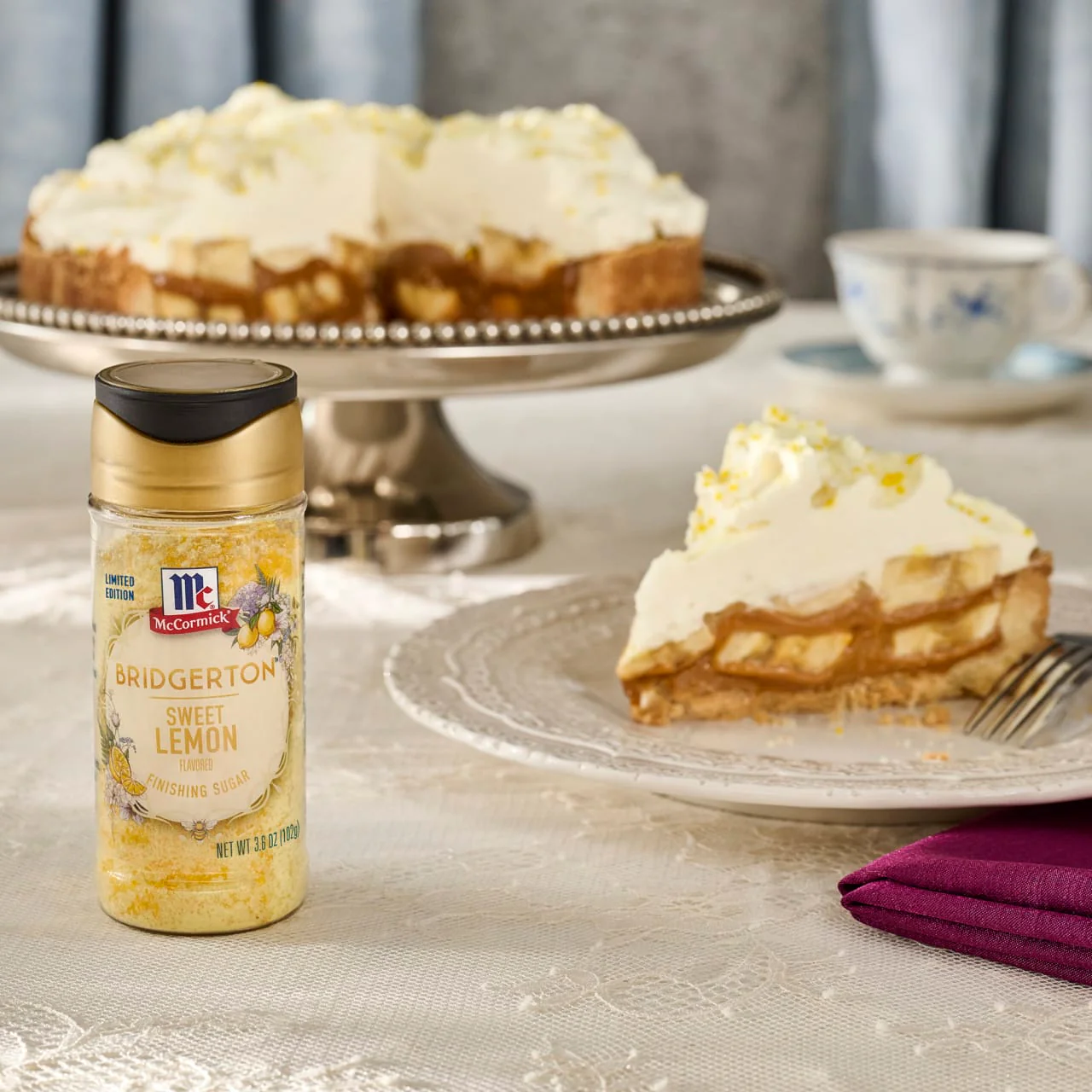 McCormick® Sweet Lemon Finishing Sugar, 3.6 oz - Image 2