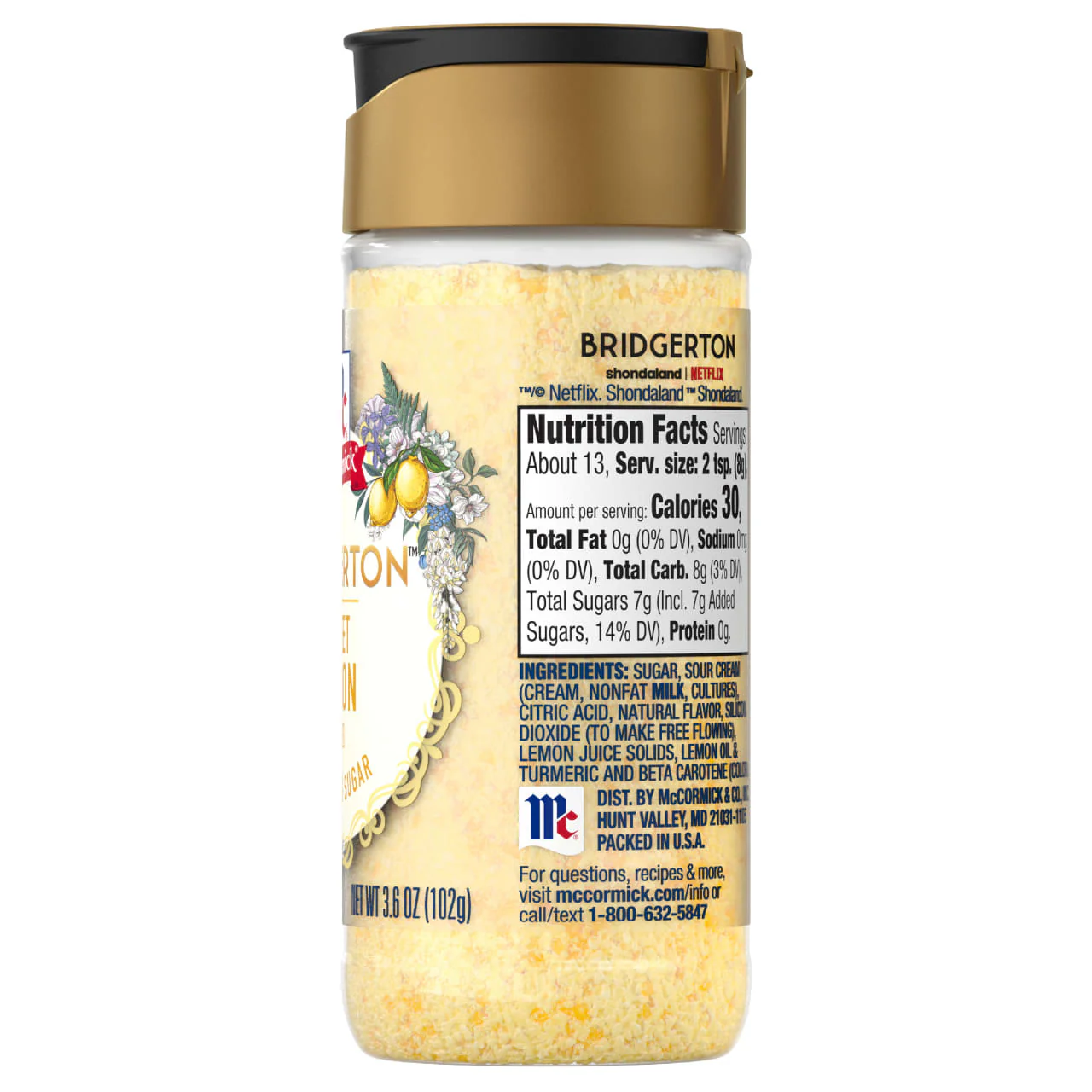 McCormick® Sweet Lemon Finishing Sugar, 3.6 oz - Image 20