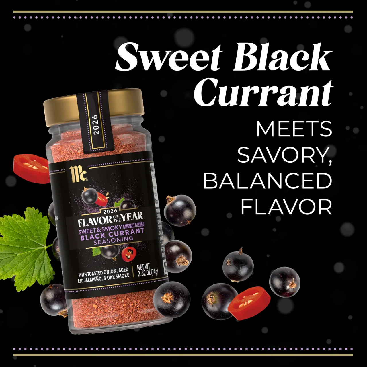 McCormick® Sweet & Smoky Black Currant Seasoning, 2.62 oz - Image 17