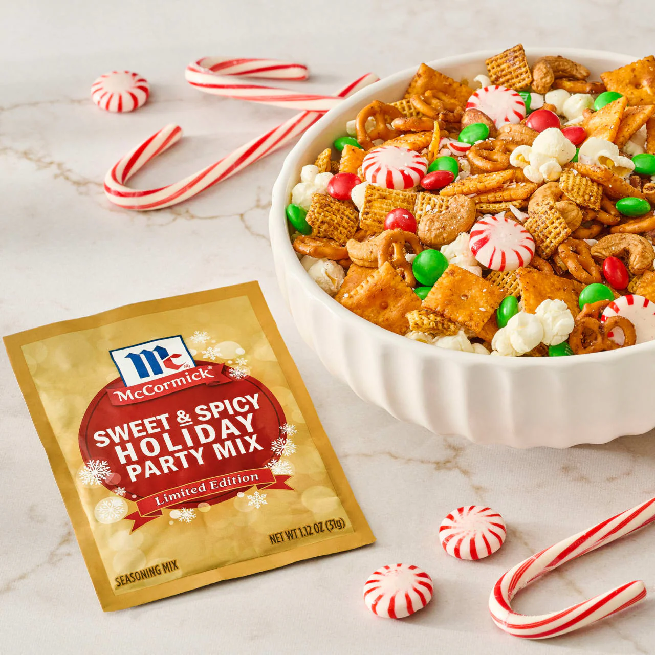 McCormick® Sweet & Spicy Party Seasoning Mix, 1.12 oz - Image 13