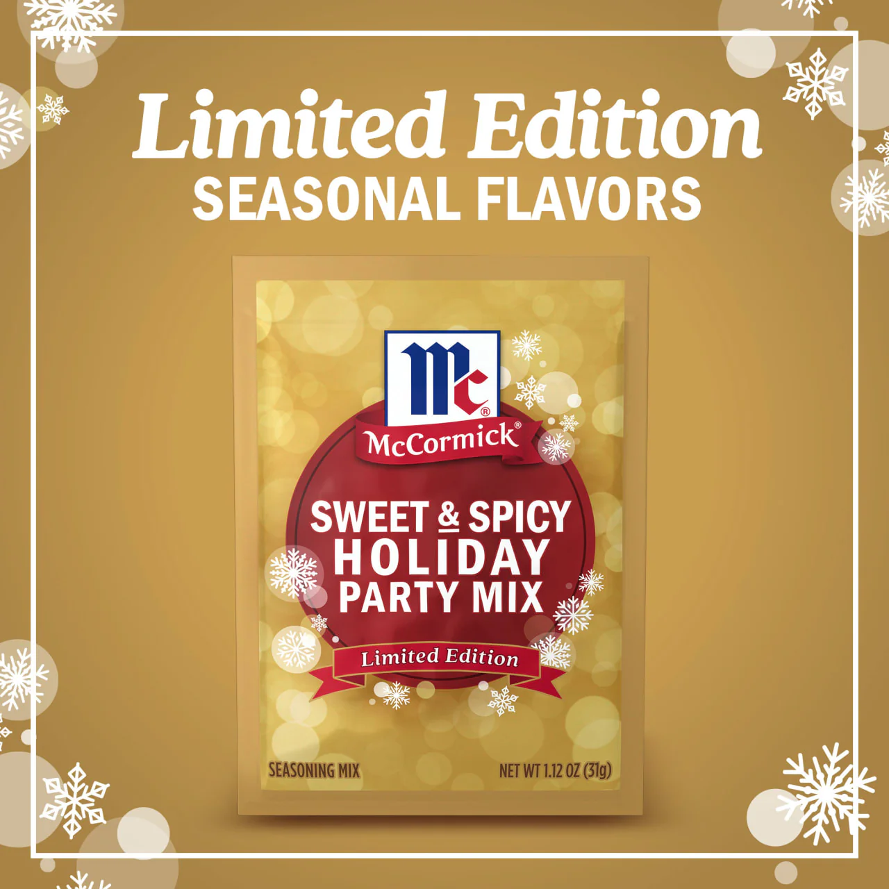 McCormick® Sweet & Spicy Party Seasoning Mix, 1.12 oz - Image 14