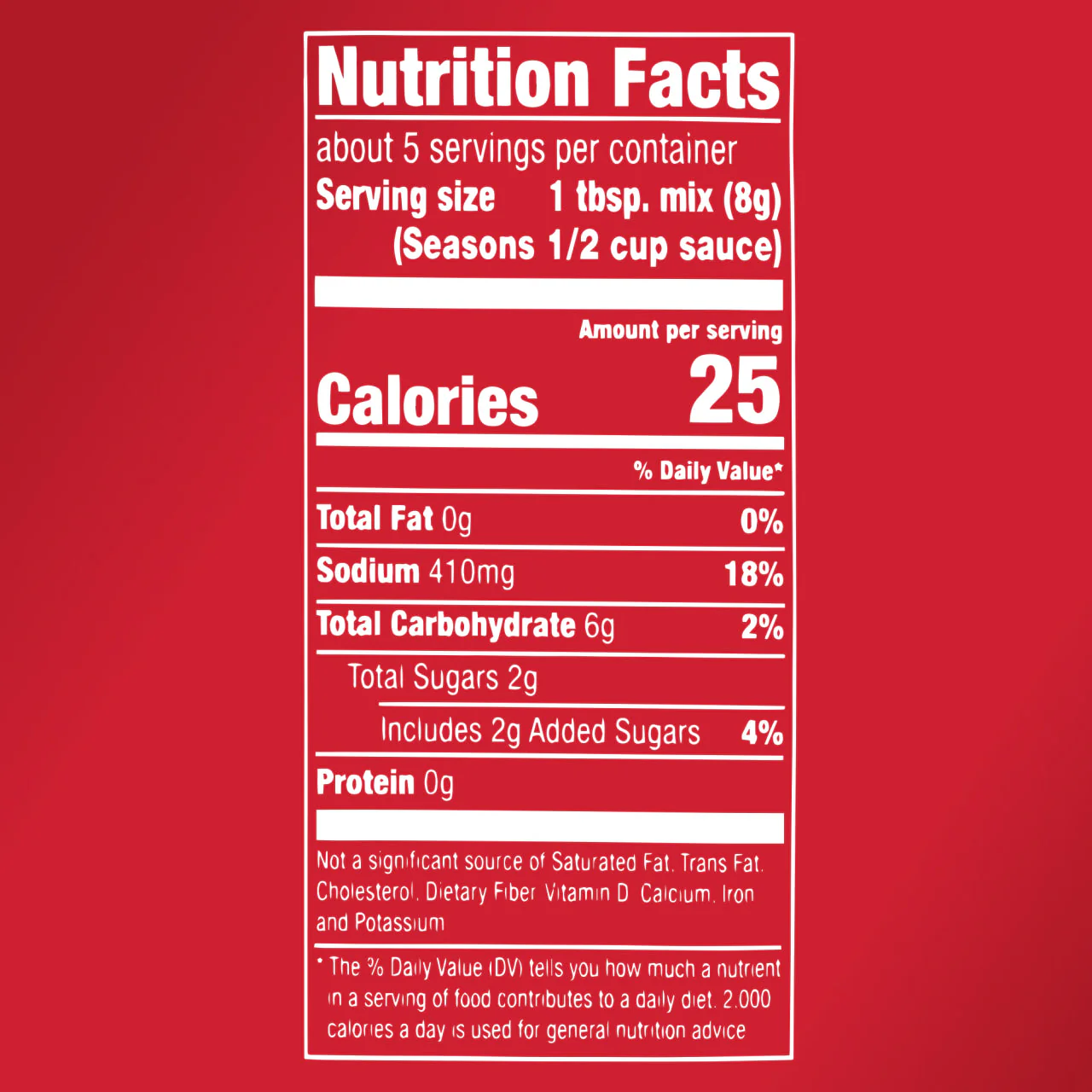 McCormick® Thick And Zesty Spaghetti Sauce Seasoning Mix, 1.37 oz (6-Pack) - Image 11
