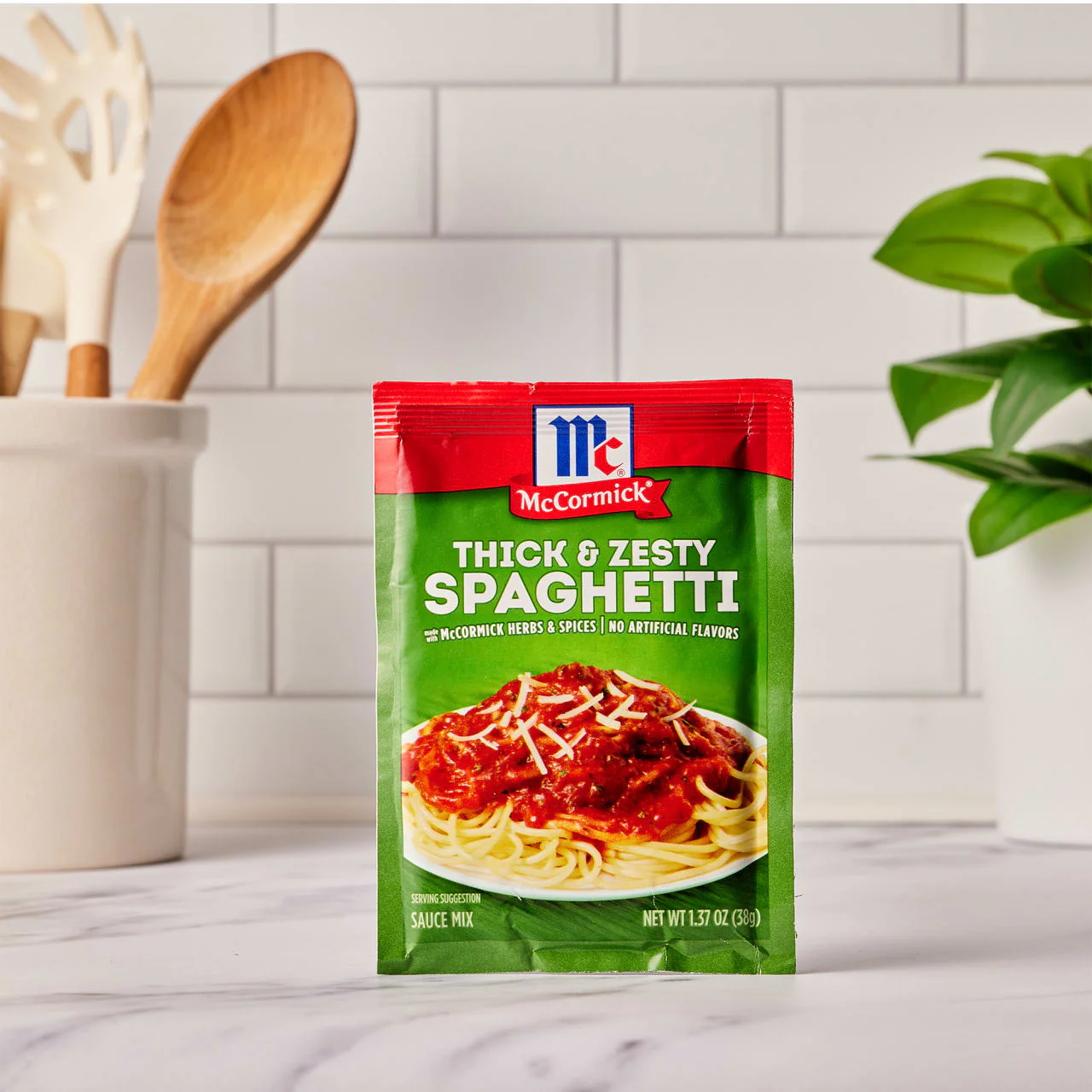 McCormick® Thick And Zesty Spaghetti Sauce Seasoning Mix, 1.37 oz (6-Pack) - Image 18