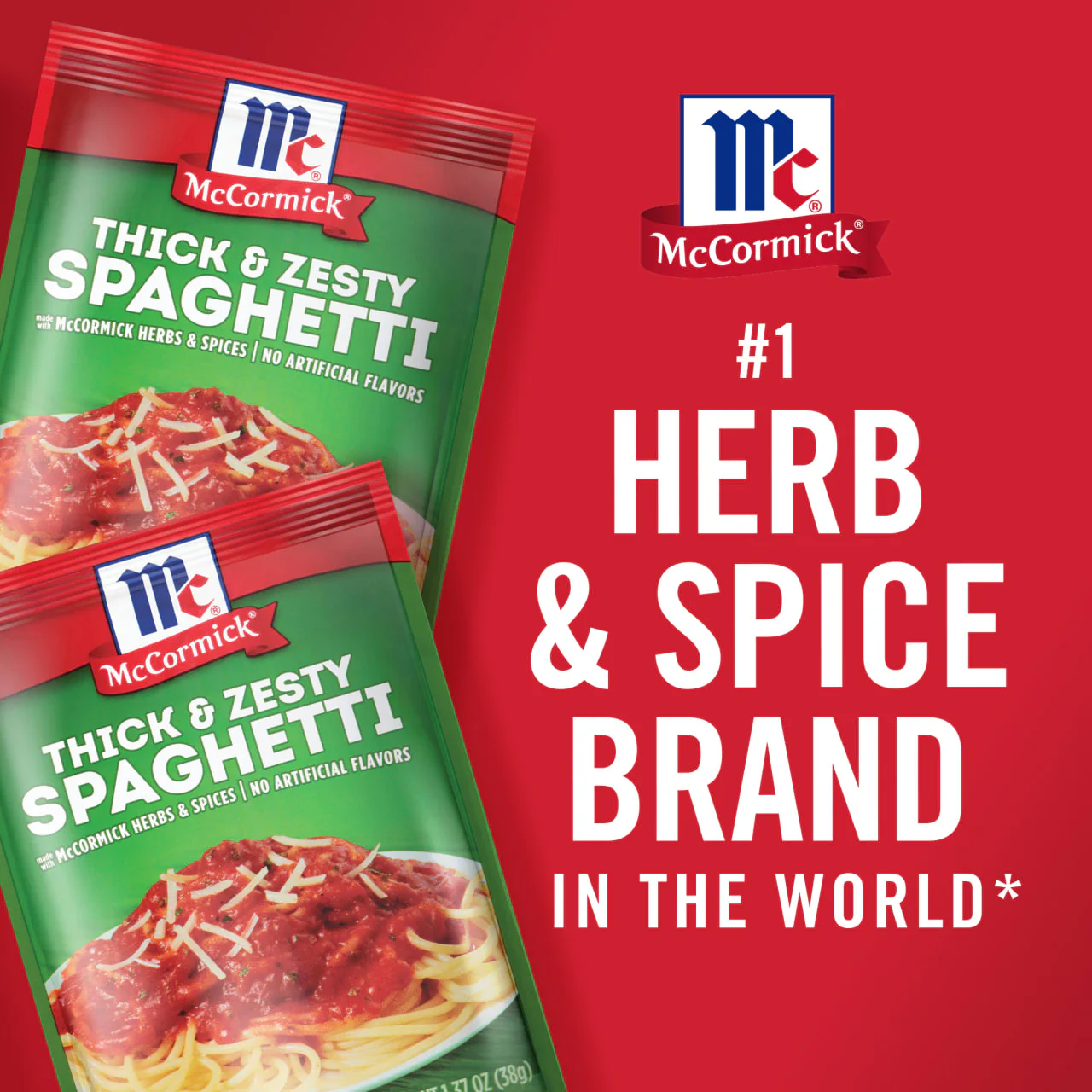 McCormick® Thick And Zesty Spaghetti Sauce Seasoning Mix, 1.37 oz (6-Pack) - Image 19
