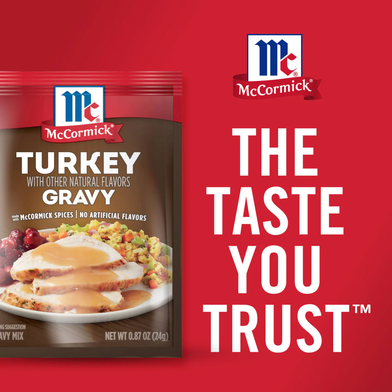 McCormick® Turkey Gravy Seasoning Mix, 0.87 oz (6-Pack) - Image 20