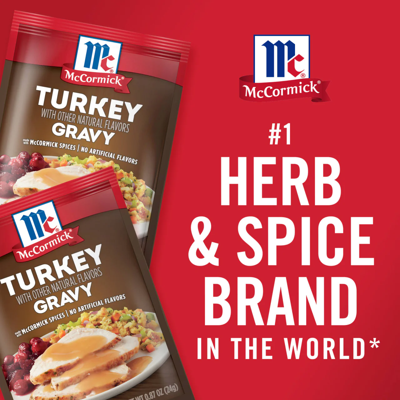 McCormick® Turkey Gravy Seasoning Mix, 0.87 oz (6-Pack) - Image 8