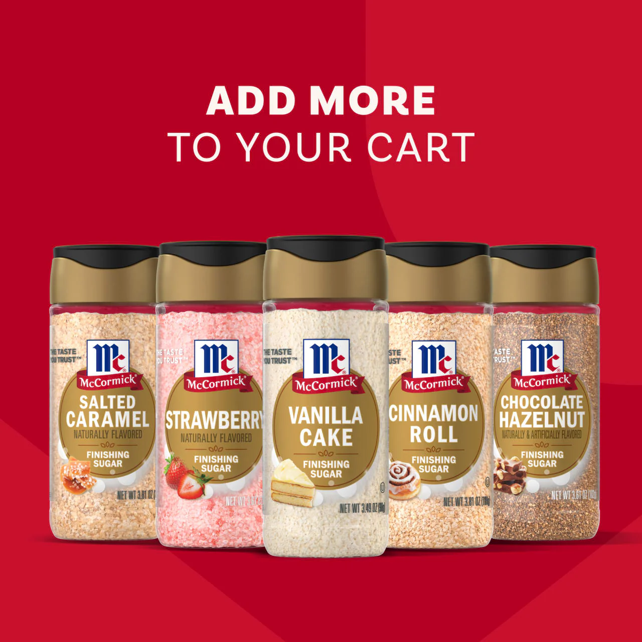 McCormick® Vanilla Cake Finishing Sugar, 3.49 oz - Image 12