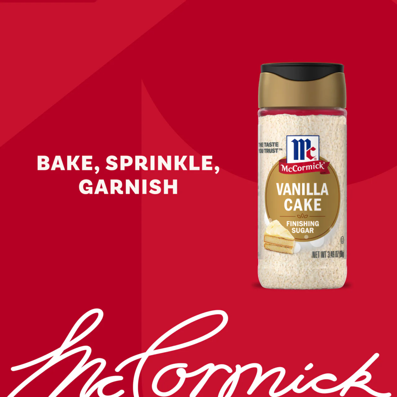 McCormick® Vanilla Cake Finishing Sugar, 3.49 oz - Image 14