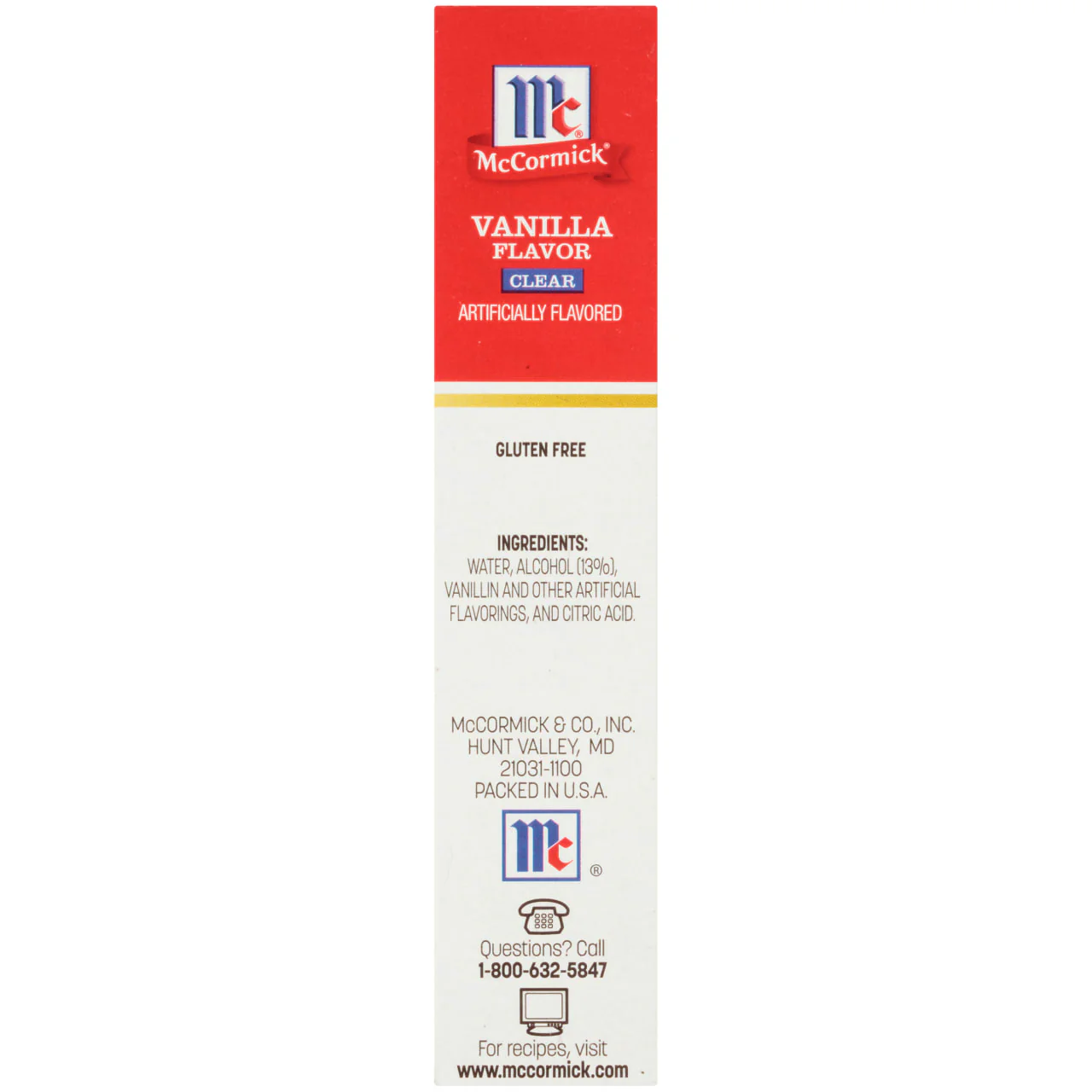 McCormick Vanilla Clear Flavor Artificially Flavored 2 oz - Image 20