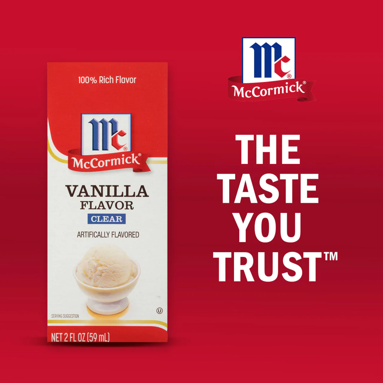 McCormick Vanilla Clear Flavor Artificially Flavored 2 oz - Image 8