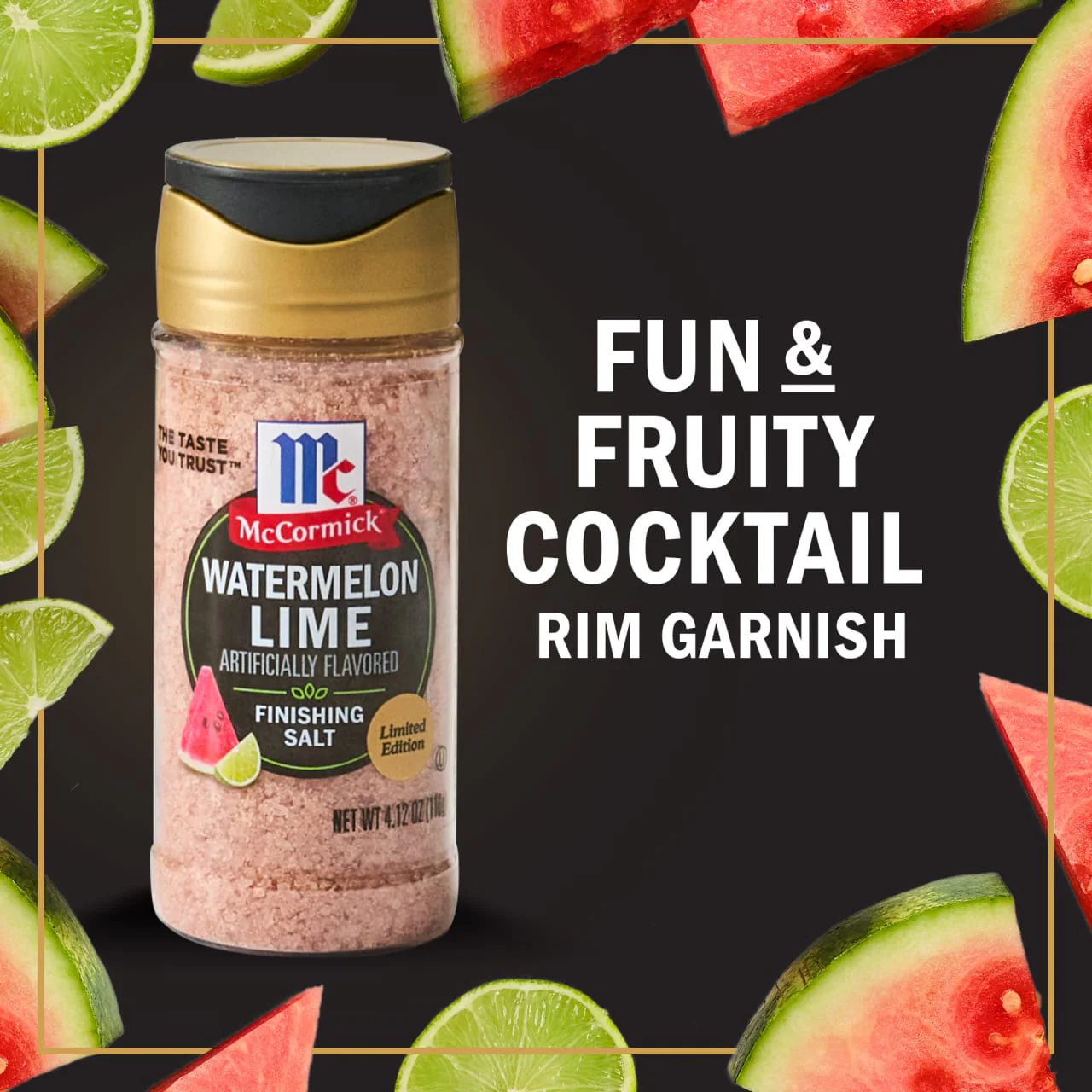 McCormick® Watermelon Lime Finishing Salt, 4.12 oz - Image 4