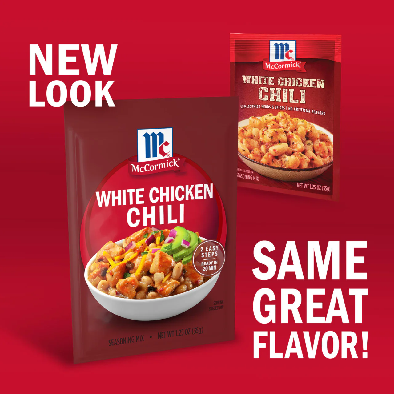 McCormick® White Chicken Chili Seasoning Mix, 1.25 oz (6-Pack) - Image 3