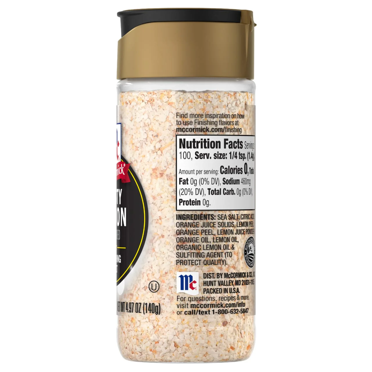 McCormick® Zesty Lemon Finishing Salt, 4.97 oz - Image 20