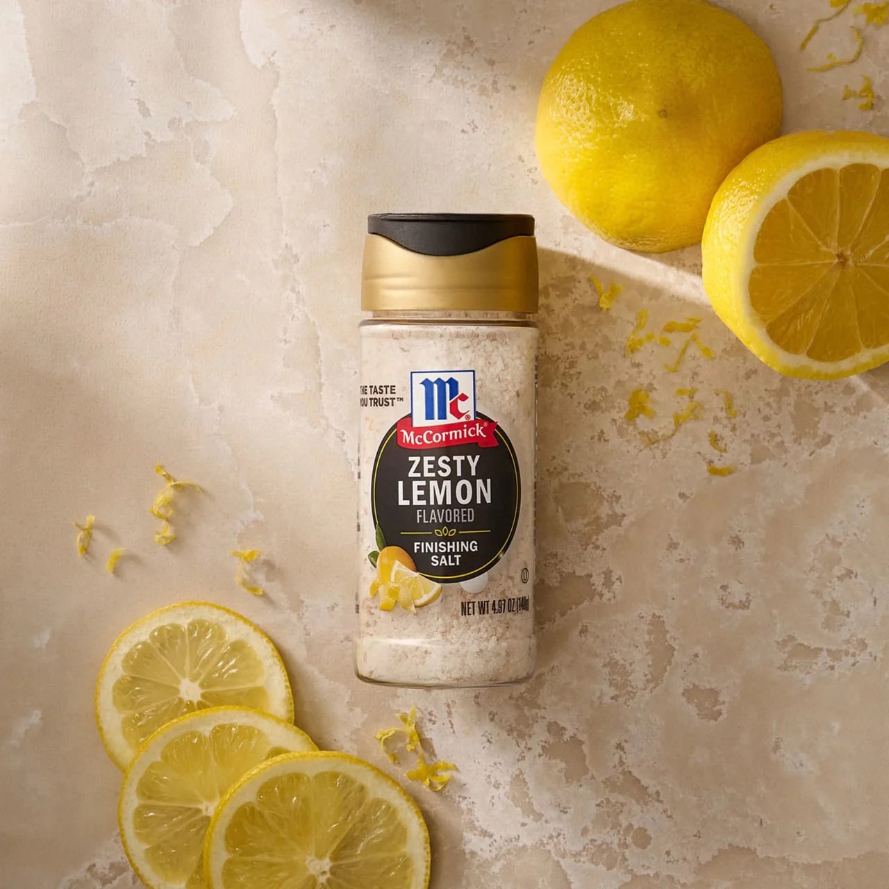 McCormick® Zesty Lemon Finishing Salt, 4.97 oz - Image 7