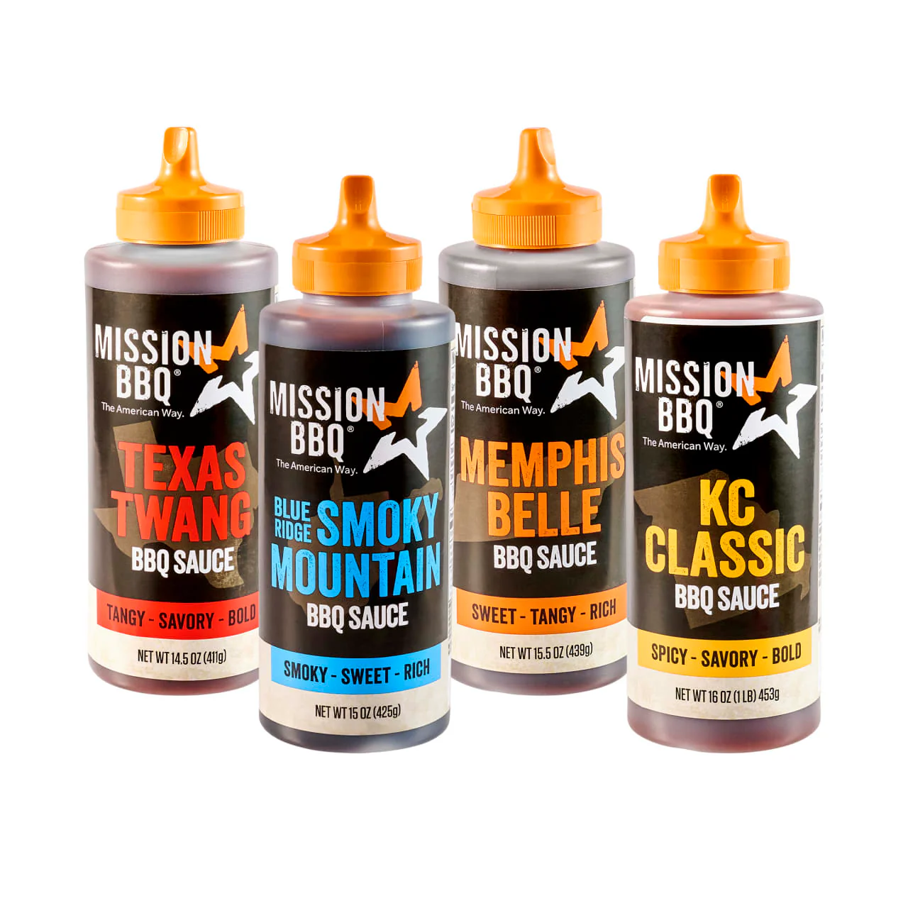 Mission BBQ® Sauce Variety Pack, 4ct - Image 2