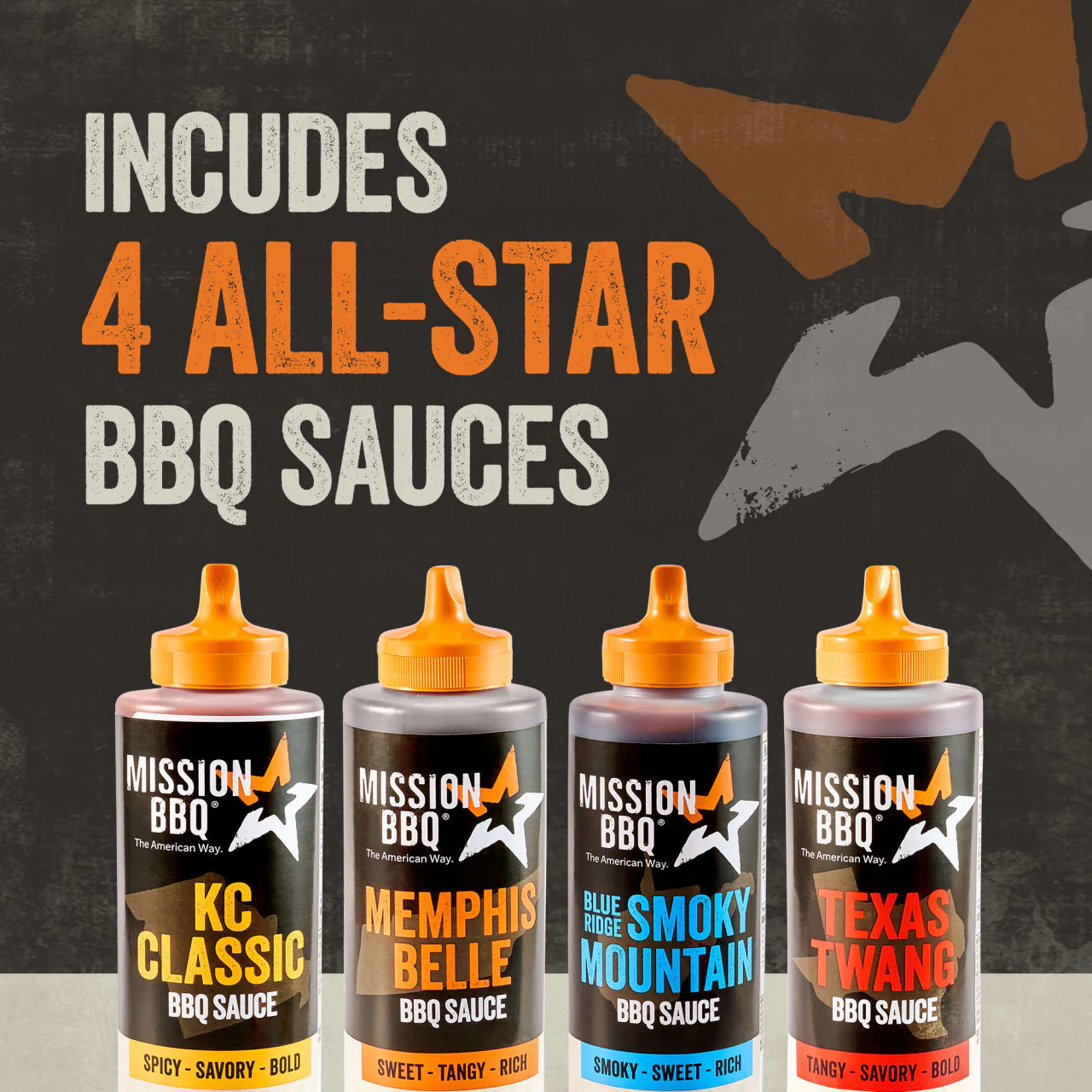 Mission BBQ® Sauce Variety Pack, 4ct - Image 3