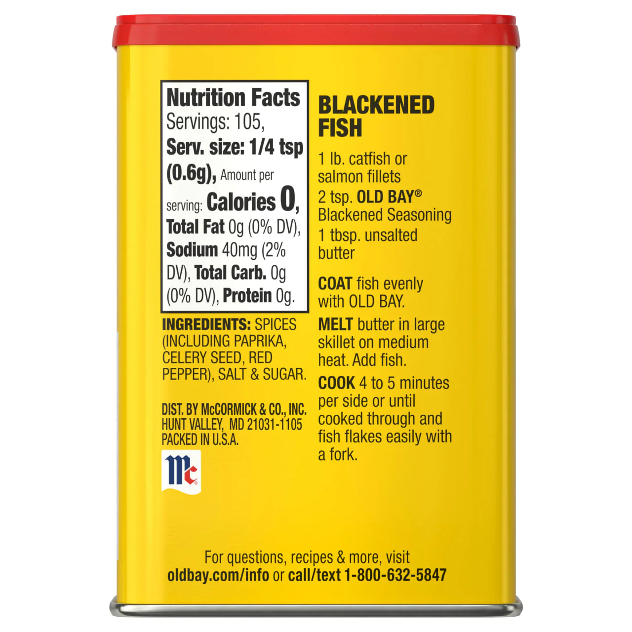 OLD BAY® Blackened Seasoning, 2.25 oz - Image 20