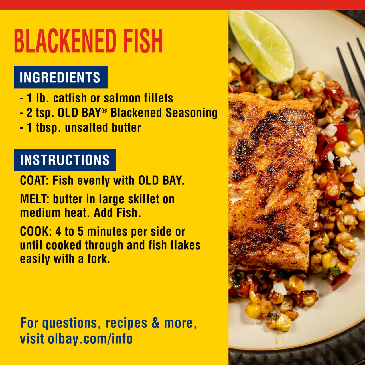 OLD BAY® Blackened Seasoning, 2.25 oz - Image 6