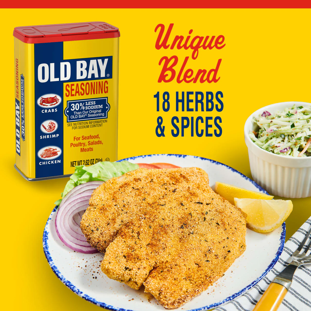 OLD BAY® Less Sodium Seasoning, 2.62 oz - Image 14