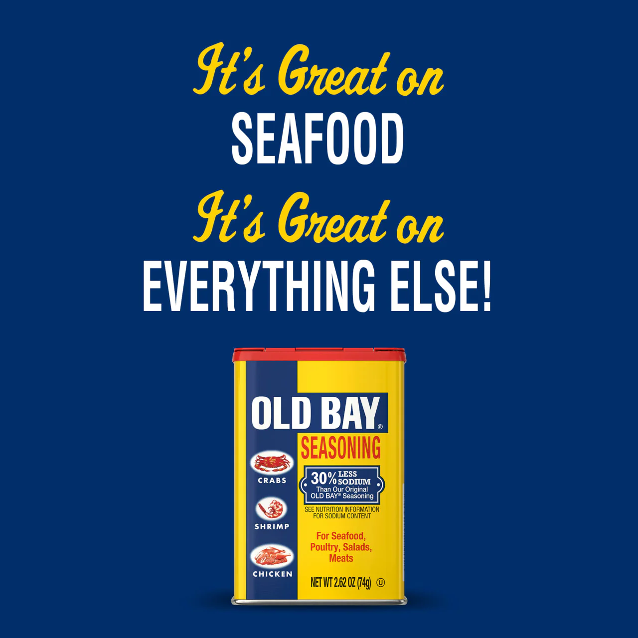 OLD BAY® Less Sodium Seasoning, 2.62 oz - Image 8