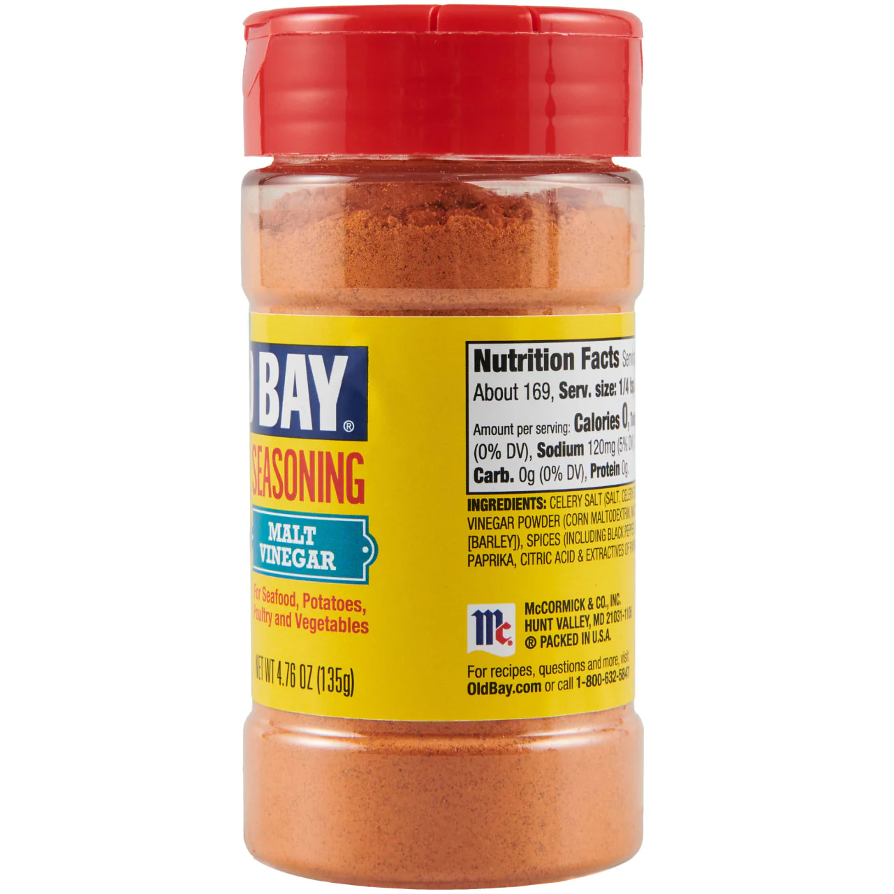 OLD BAY® Malt Vinegar Seasoning, 4.76 oz - Image 9