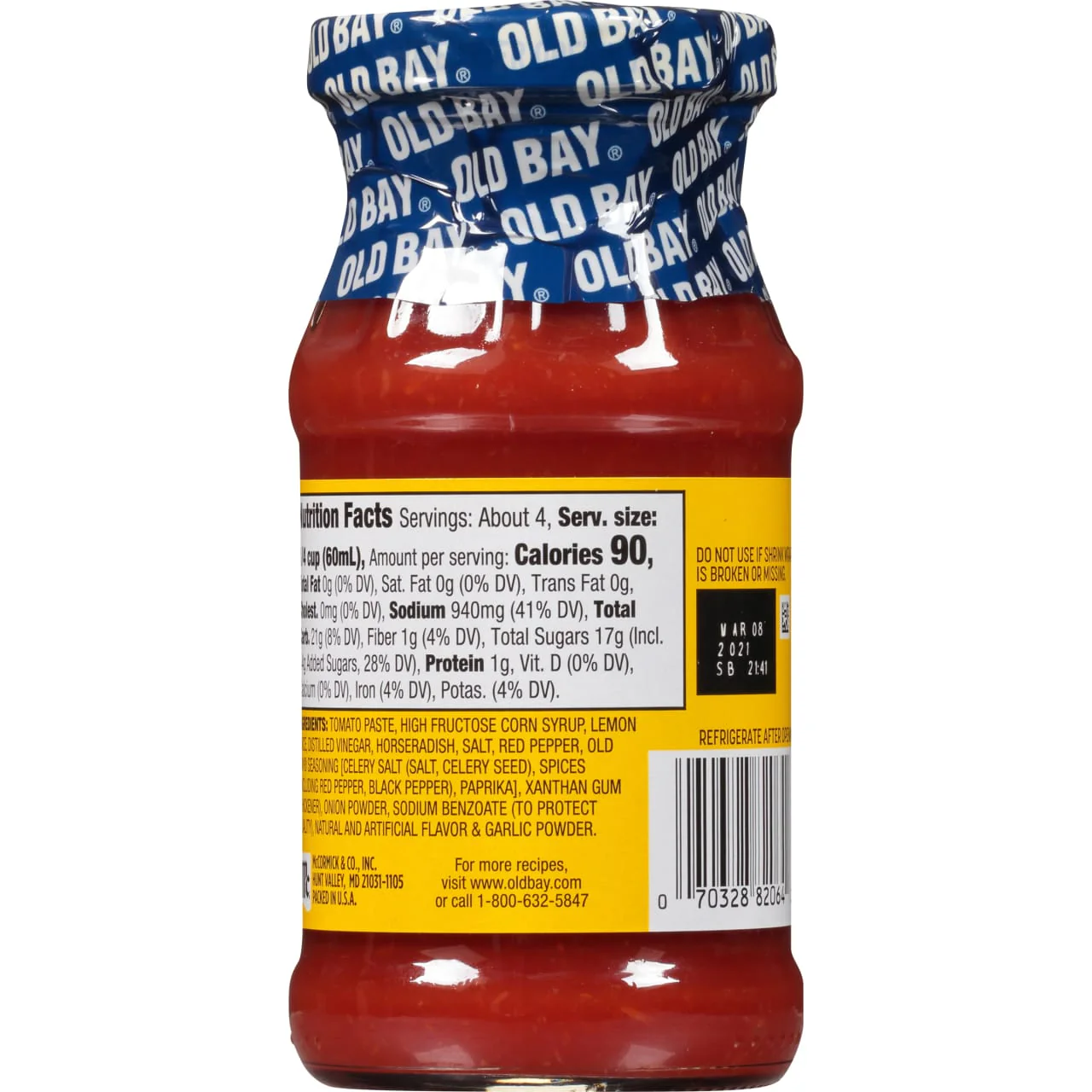 OLD BAY® Cocktail Sauce, 8 fl oz - Image 9