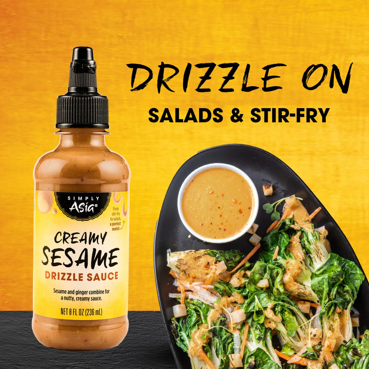 Simply Asia® Creamy Sesame Drizzle Sauce, 8 fl oz - Image 4