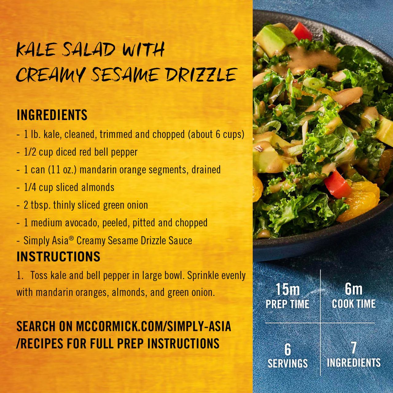 Simply Asia® Creamy Sesame Drizzle Sauce, 8 fl oz - Image 6
