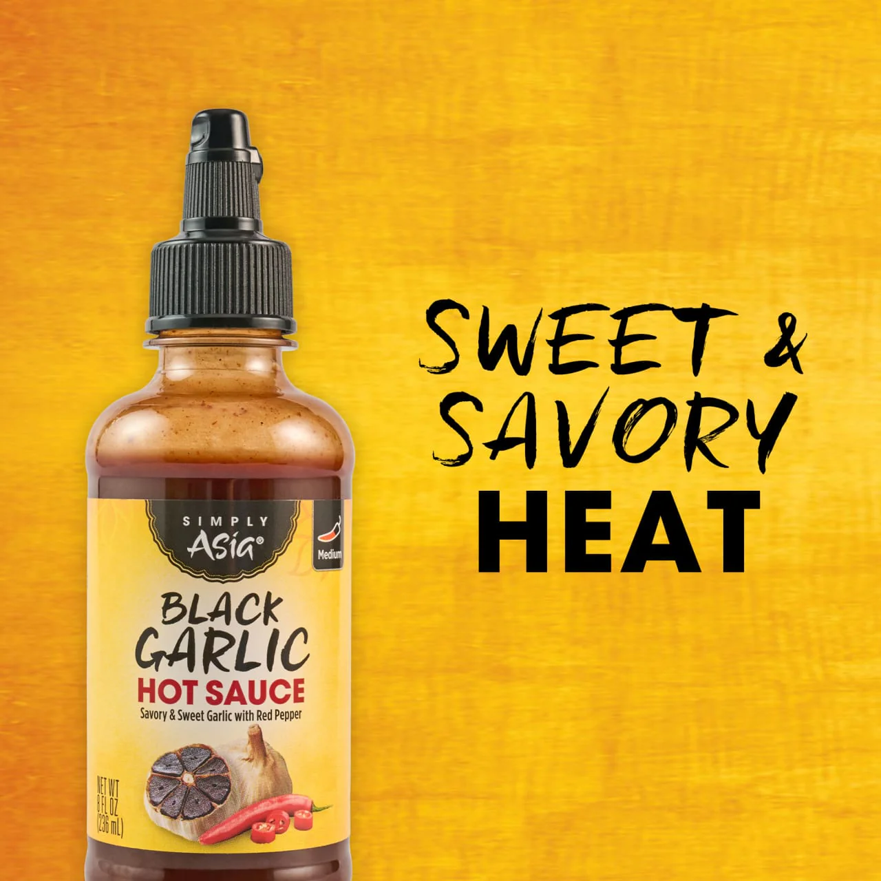 Simply Asia® Black Garlic Hot Sauce, 8 fl oz - Image 3