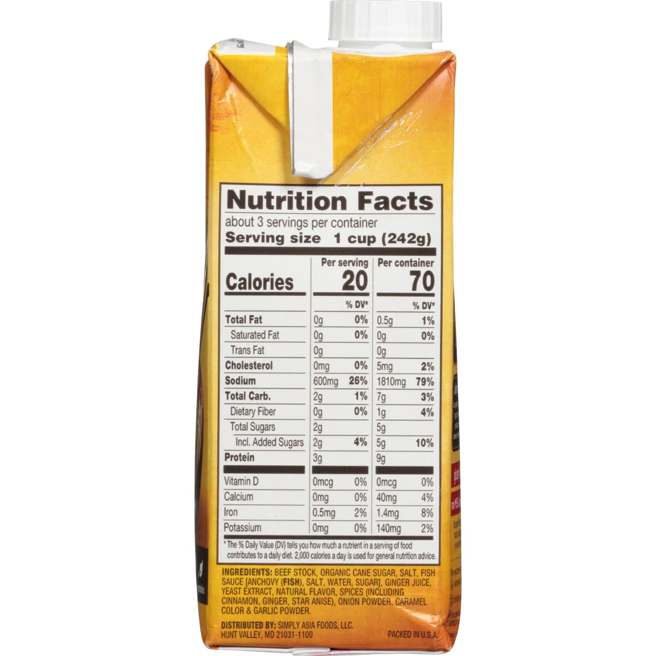 Simply Asia® Vietnamese Inspired Pho Beef Broth, 26 fl oz - Image 9