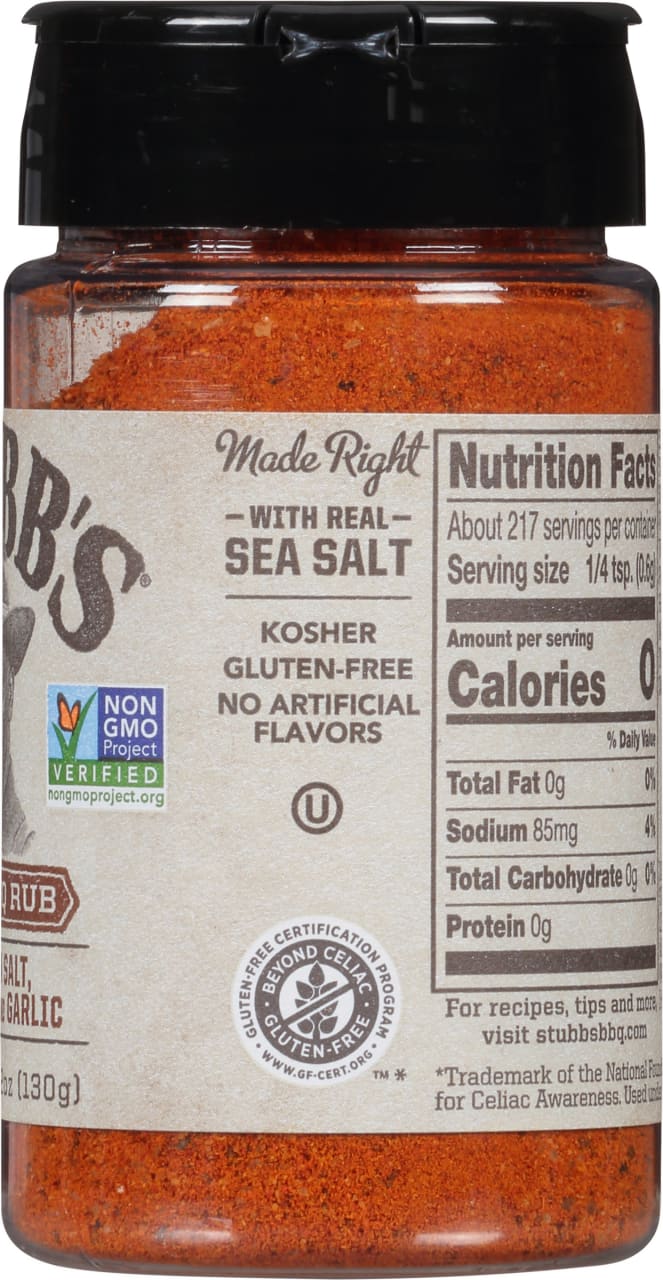 Stubb's® BBQ Rub, 4.62 oz - Image 11