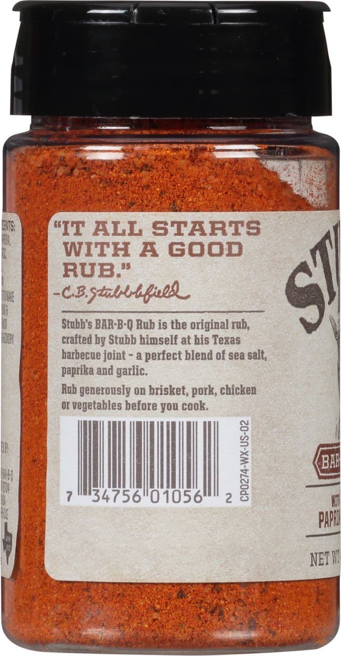 Stubb's® BBQ Rub, 4.62 oz - Image 12