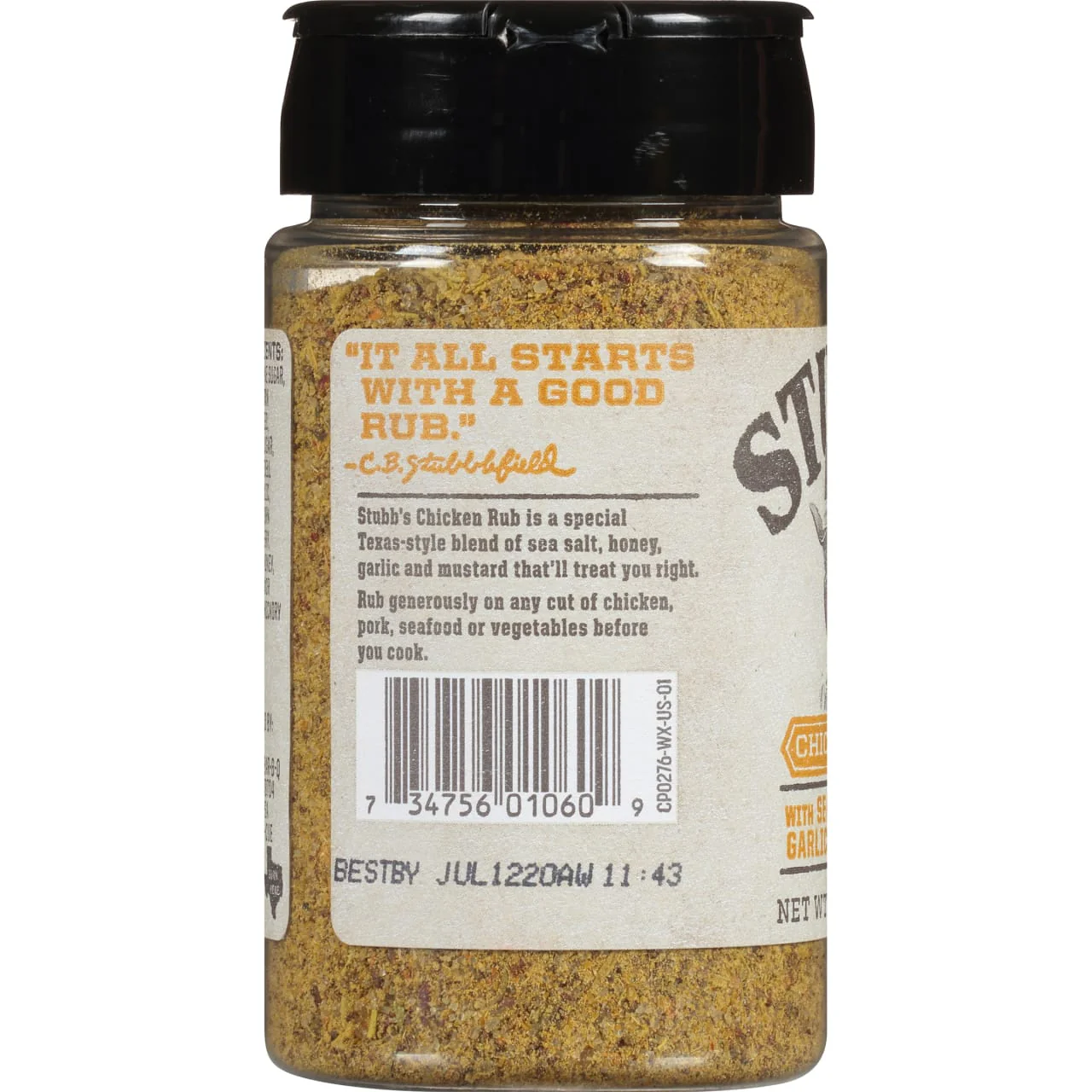 Stubb's® Chicken Rub, 5.04 oz - Image 12