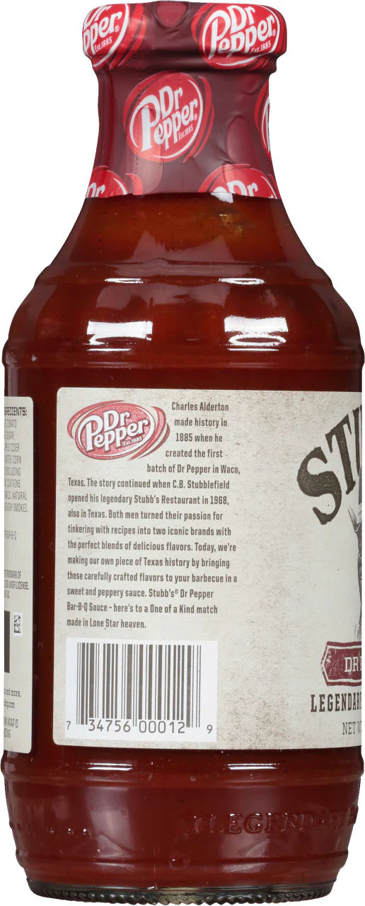 Stubb's® Dr Pepper Barbecue Sauce, 18 oz - Image 7