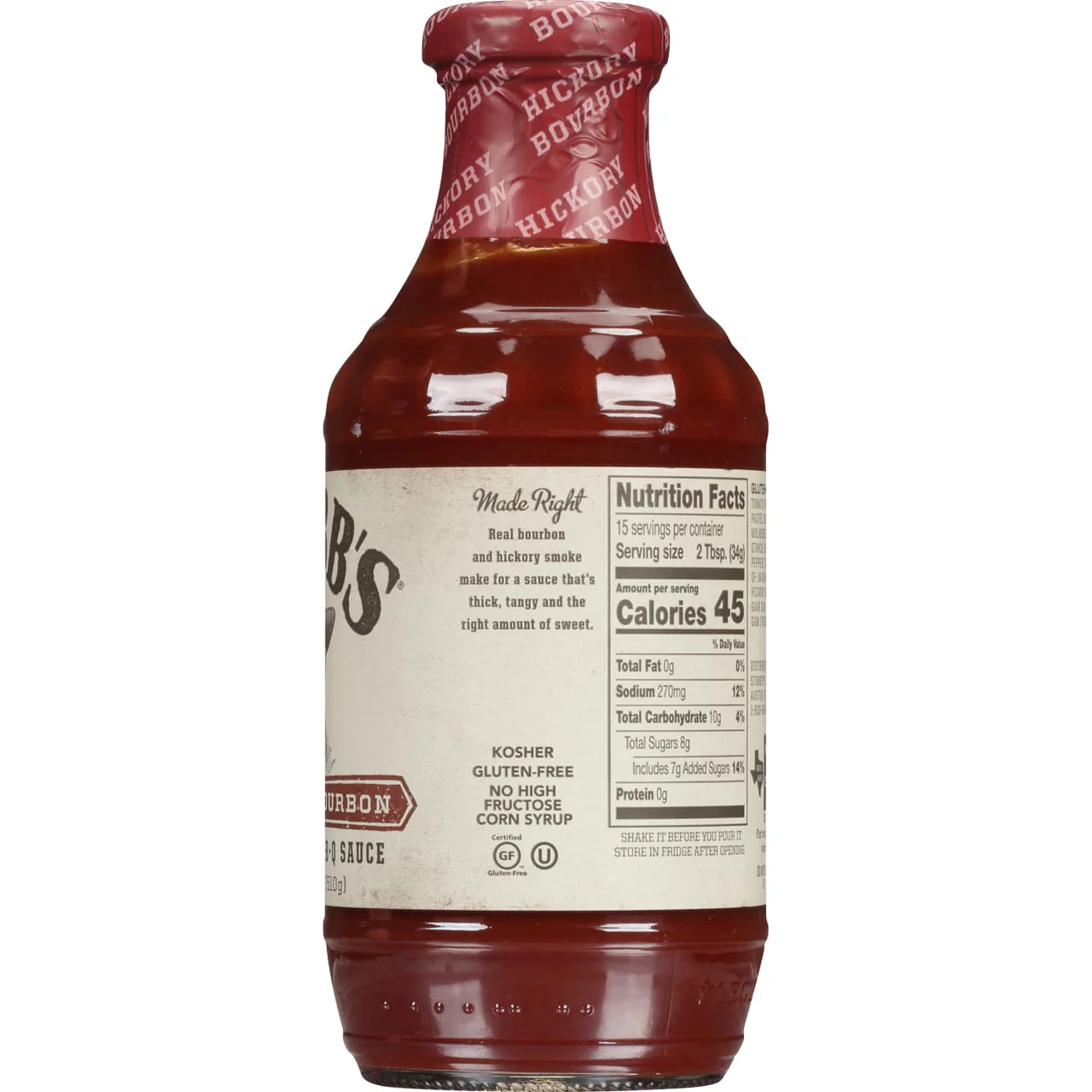 Stubb's® Hickory Bourbon Barbecue Sauce, 18 oz - Image 11